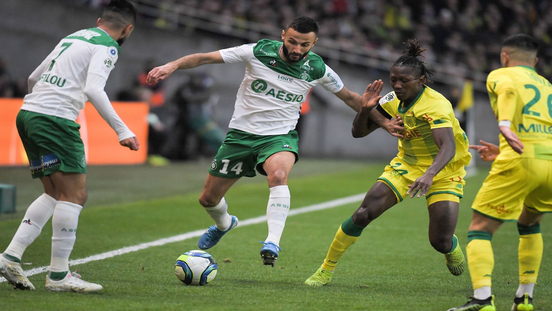 Nantes-ASSE Franck Honorat Elie Youan Ligue 1 10112019