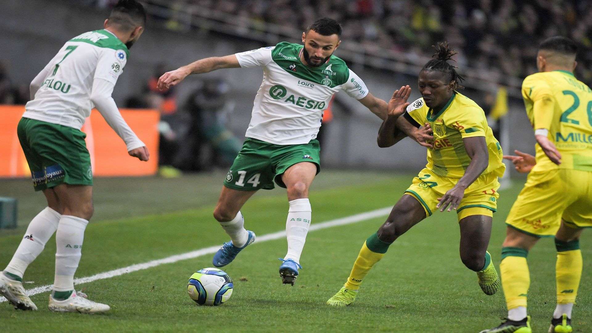 Nantes-ASSE Franck Honorat Elie Youan Ligue 1 10112019