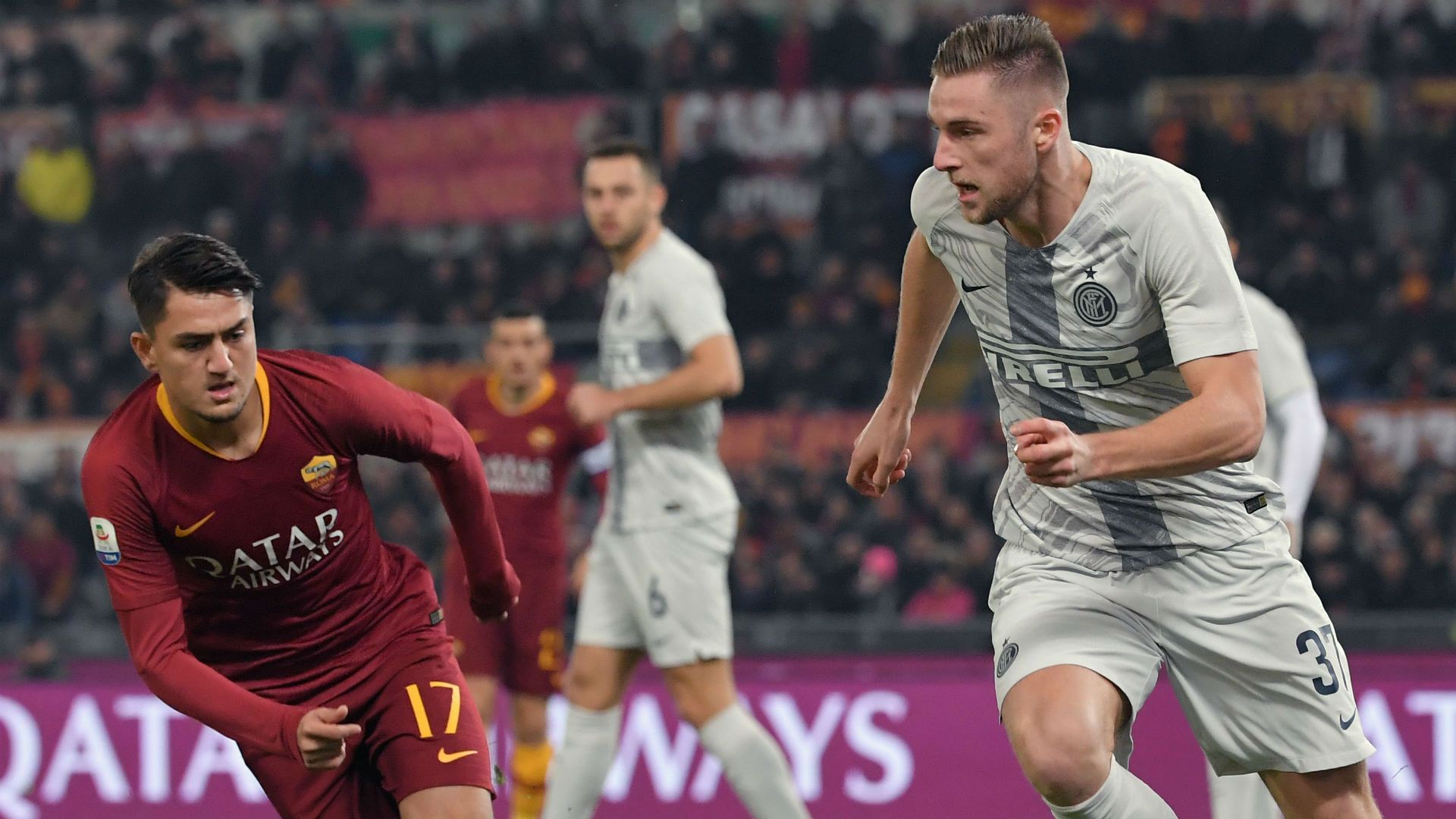 Cengiz Under Skriniar Roma Inter Serie A