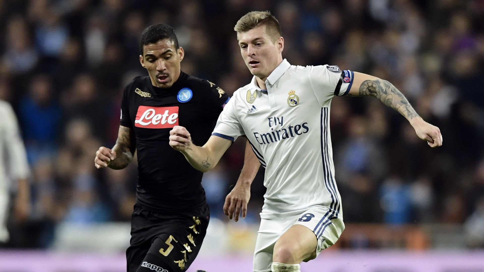 Allan Toni Kroos Real Madrid Napoli
