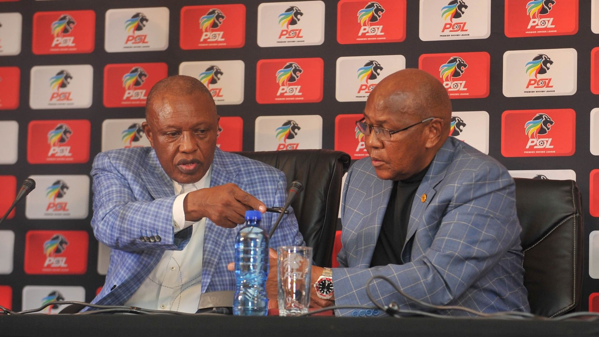 Dr. Irvin Khoza and Kaizer Motaung
