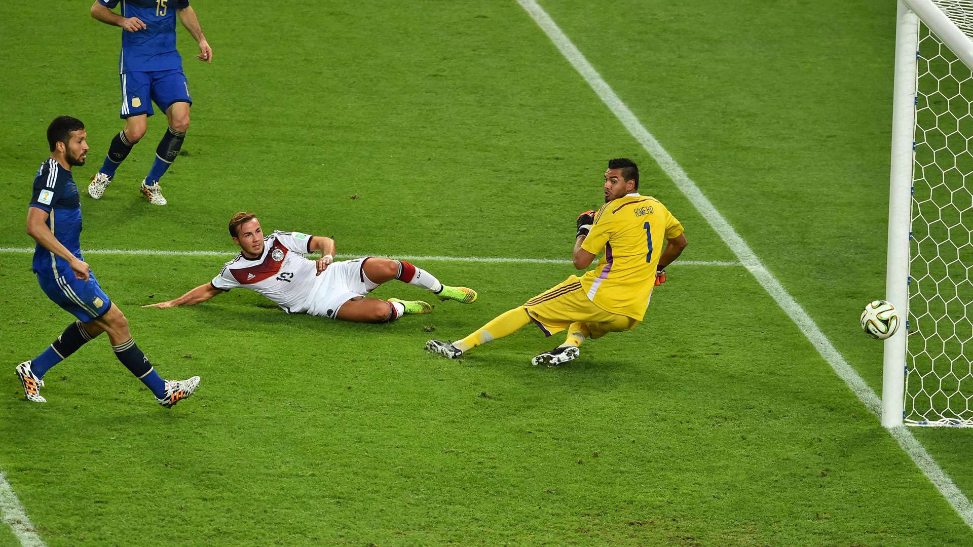 Mario Götze Germany WM World-Cup Final against Argentina 13072014
