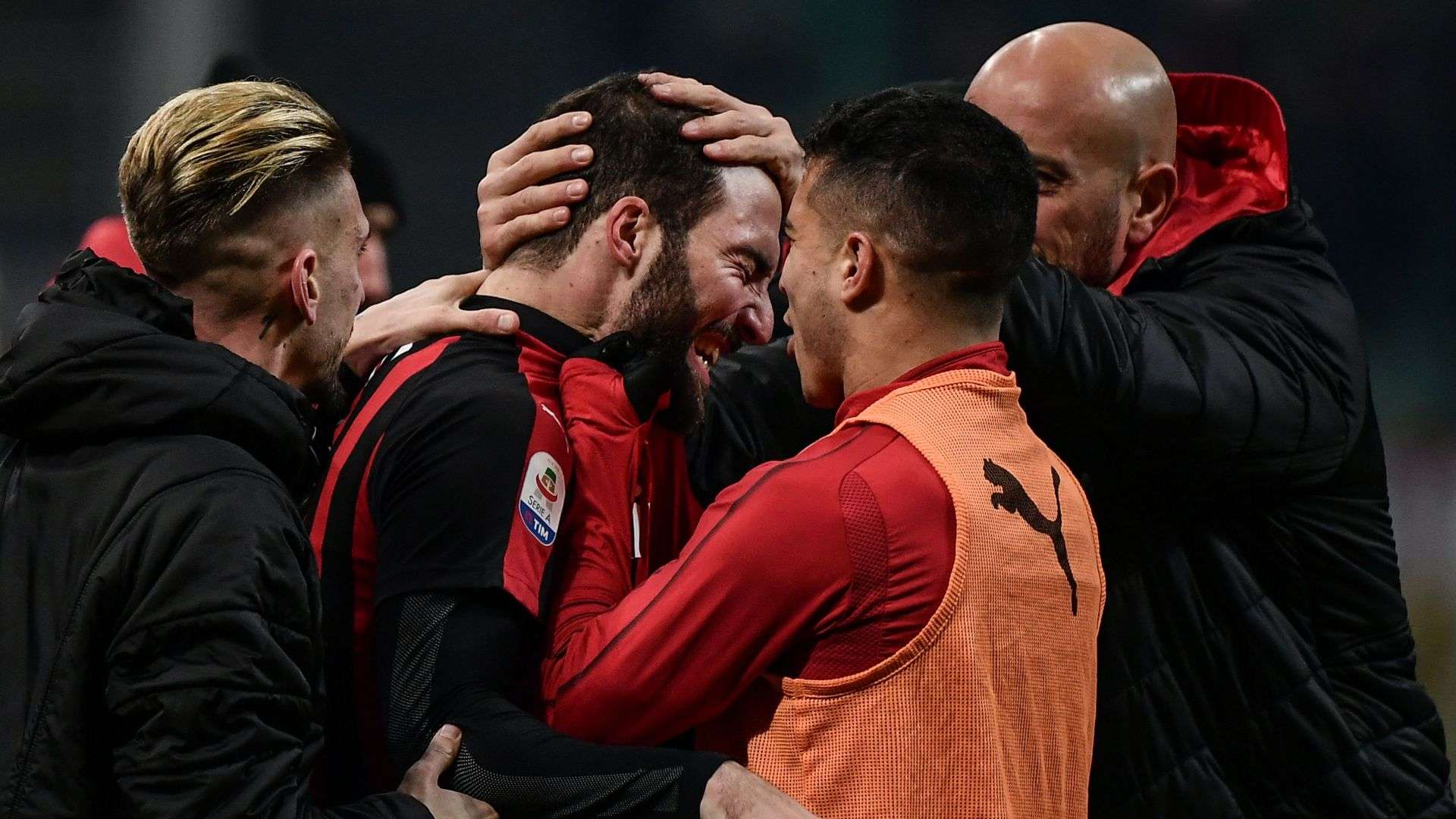 Gonzalo Higuain Milan SPAL Serie A