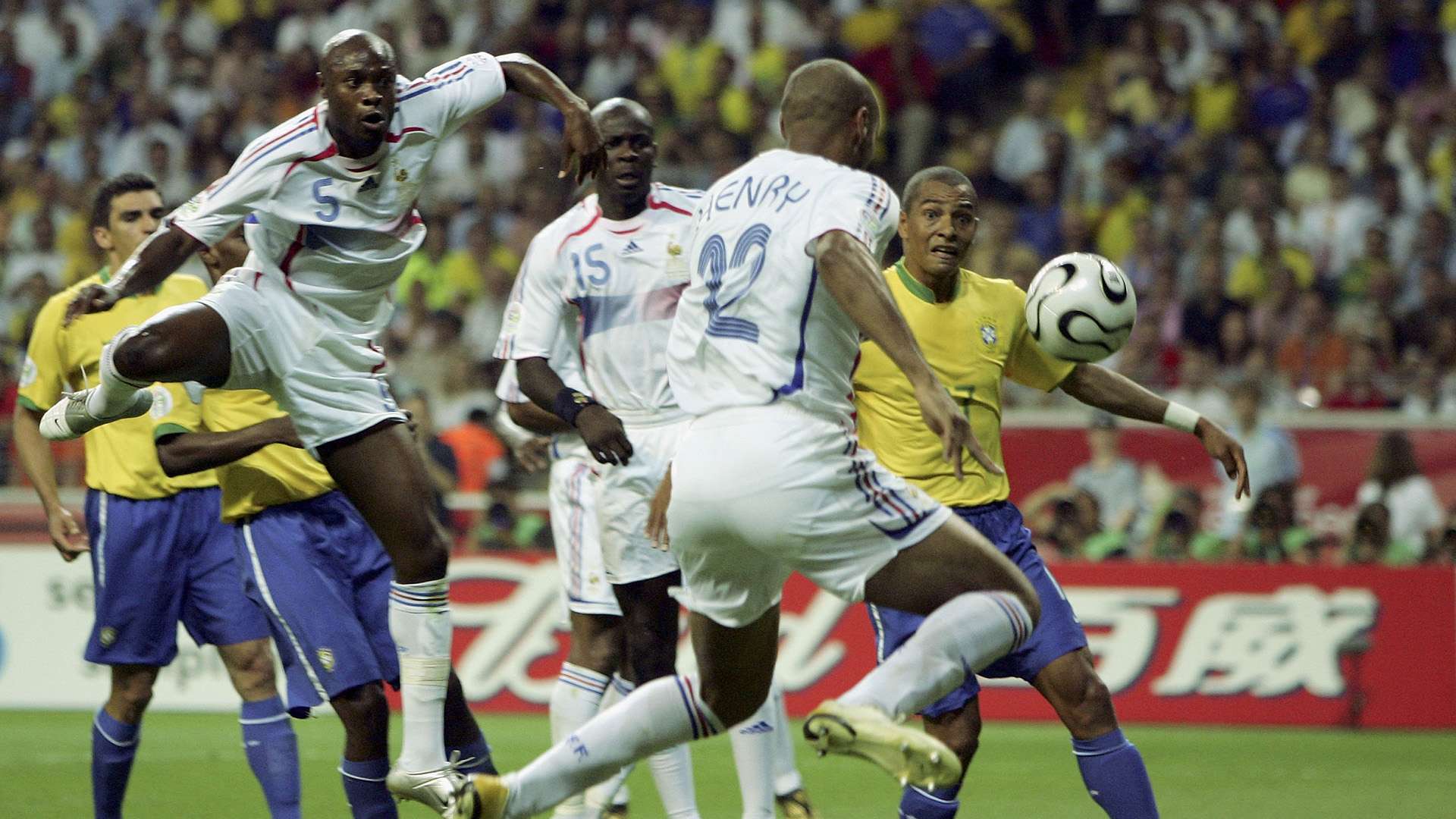 Henry goal Brazil France 2006 World Cup 01072006