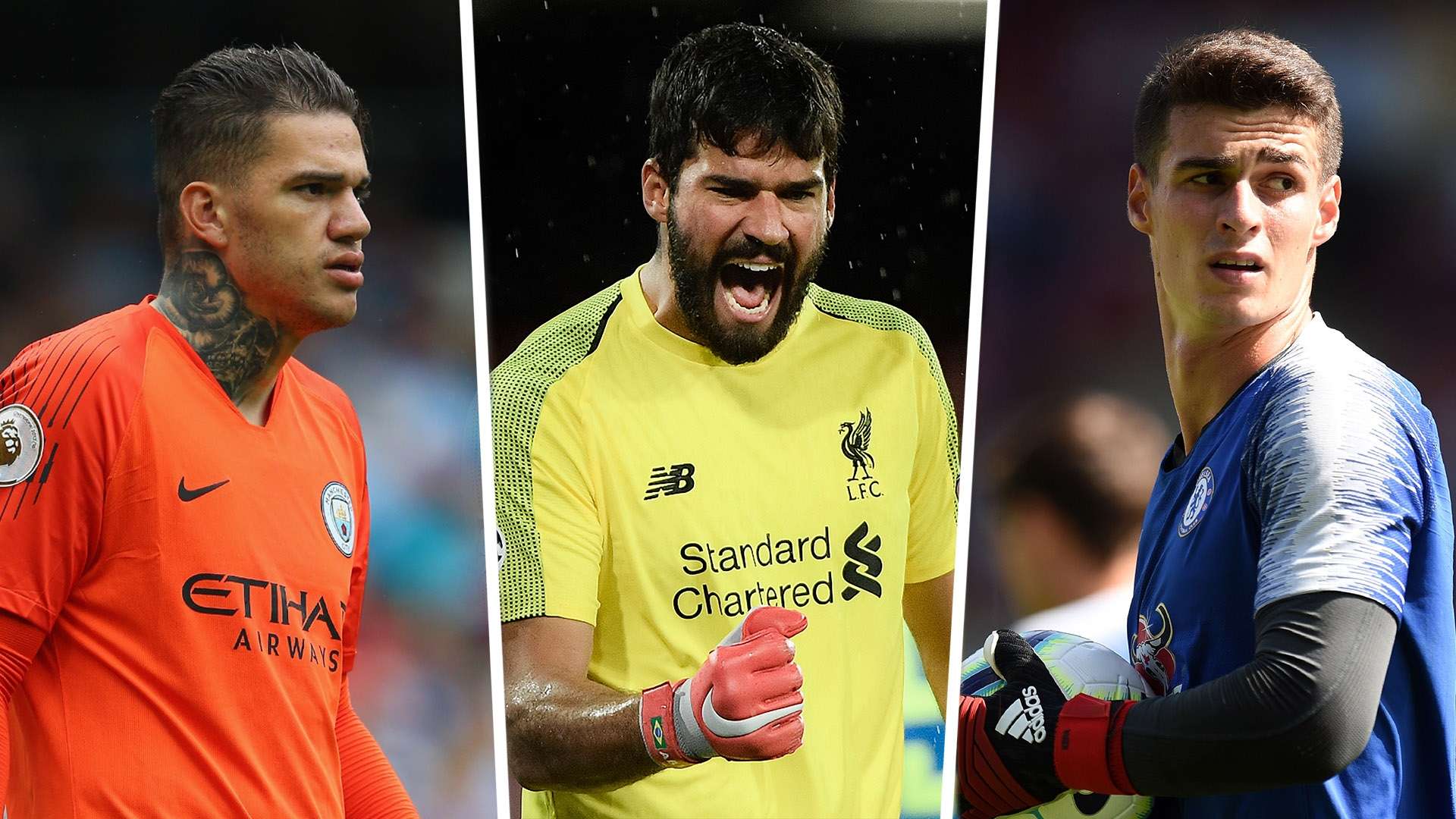 Ederson Alisson Kepa split