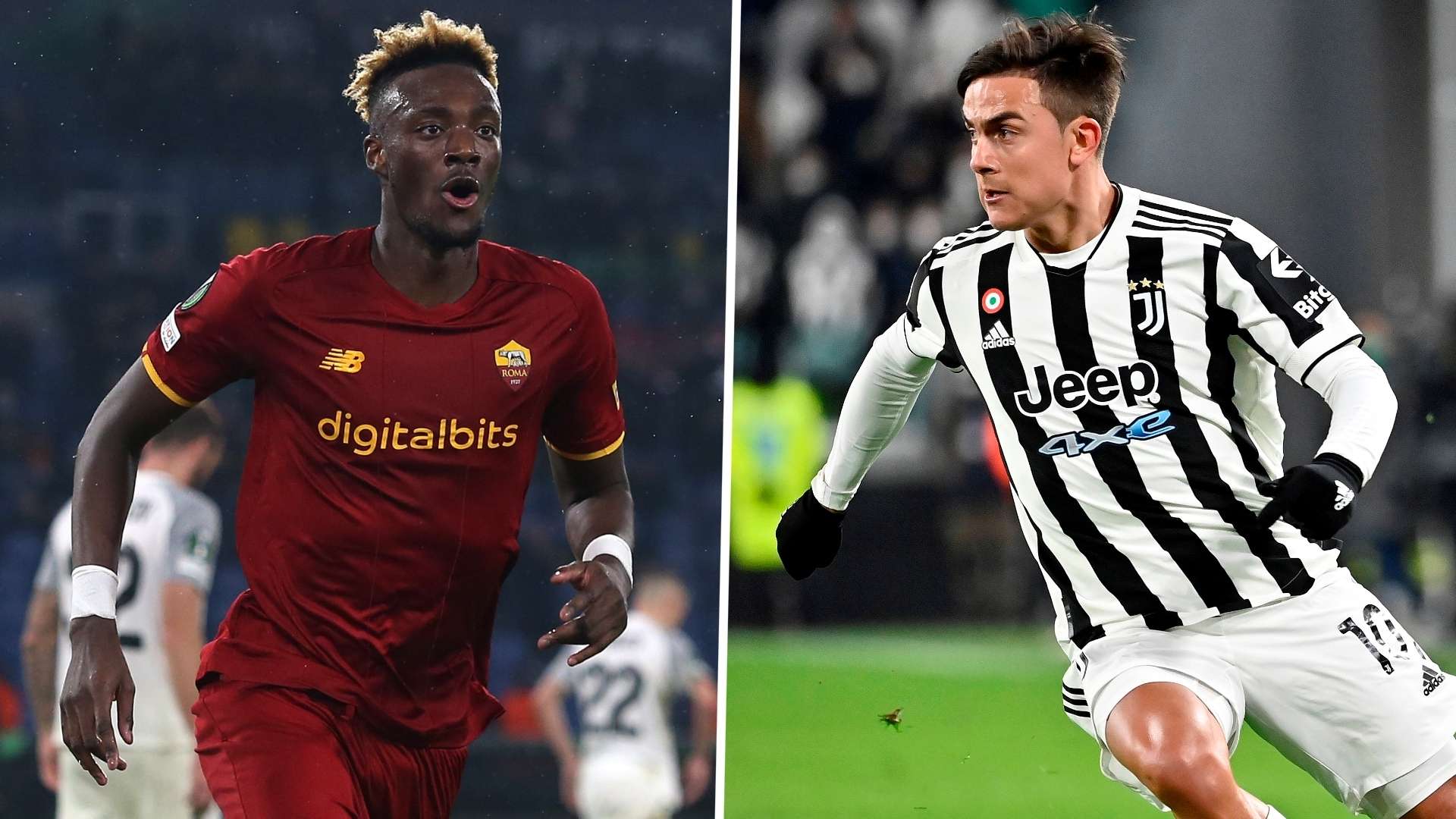 Abraham Dybala Roma Juventus