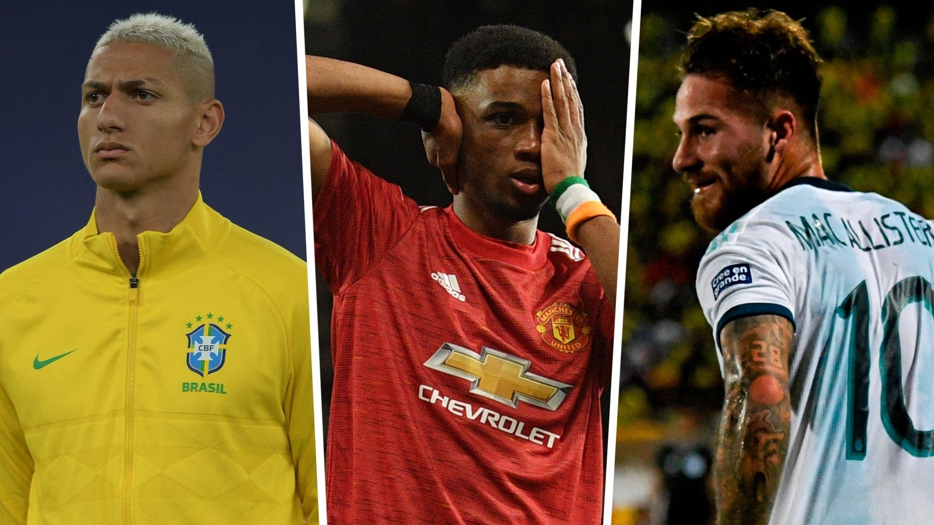 Richarlison Amad Diallo Alexis MacAllister