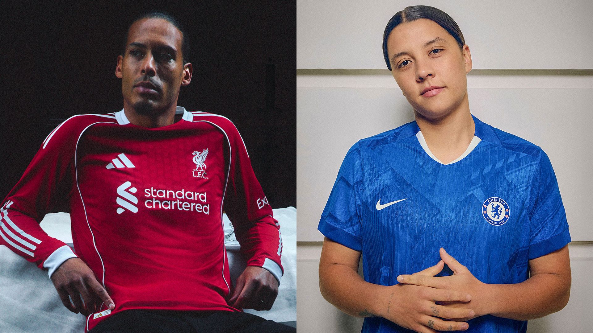 Liverpool / Chelsea 2025-26 kits 