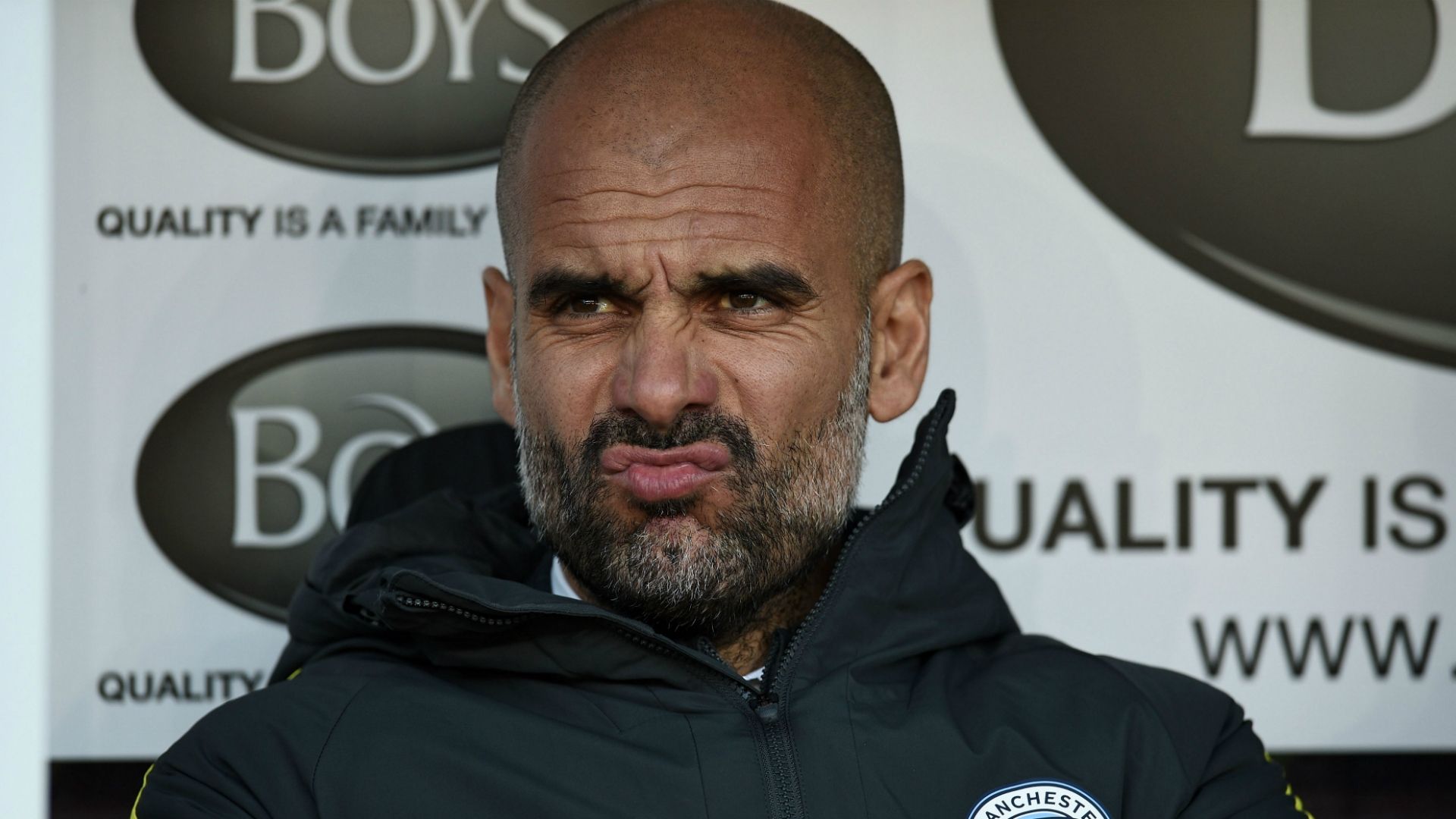Pep Guardiola Manchester City Burnley