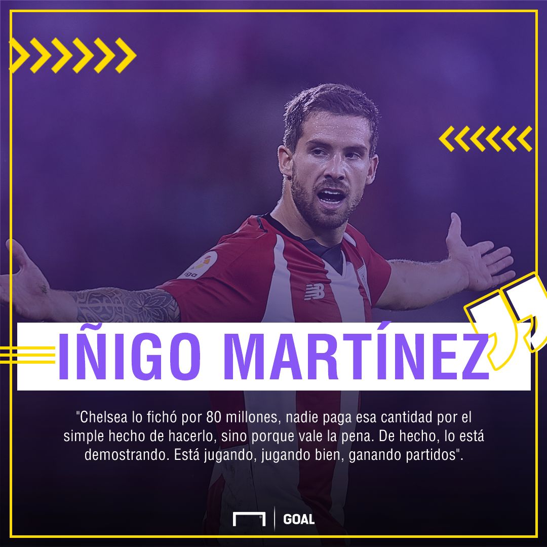 Iñigo Martinez sobre Kepa