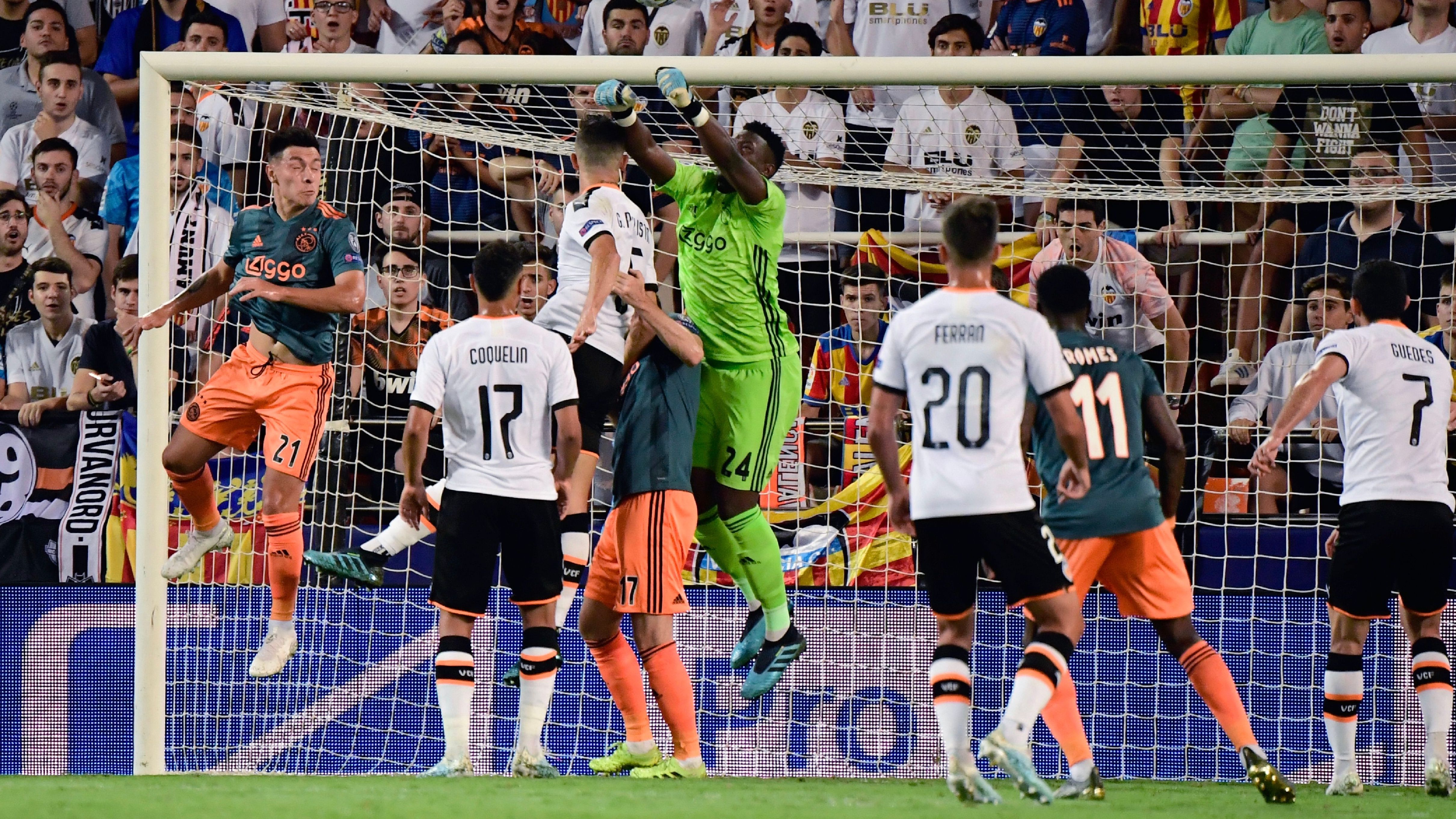 Valencia Ajax UCL 02102019