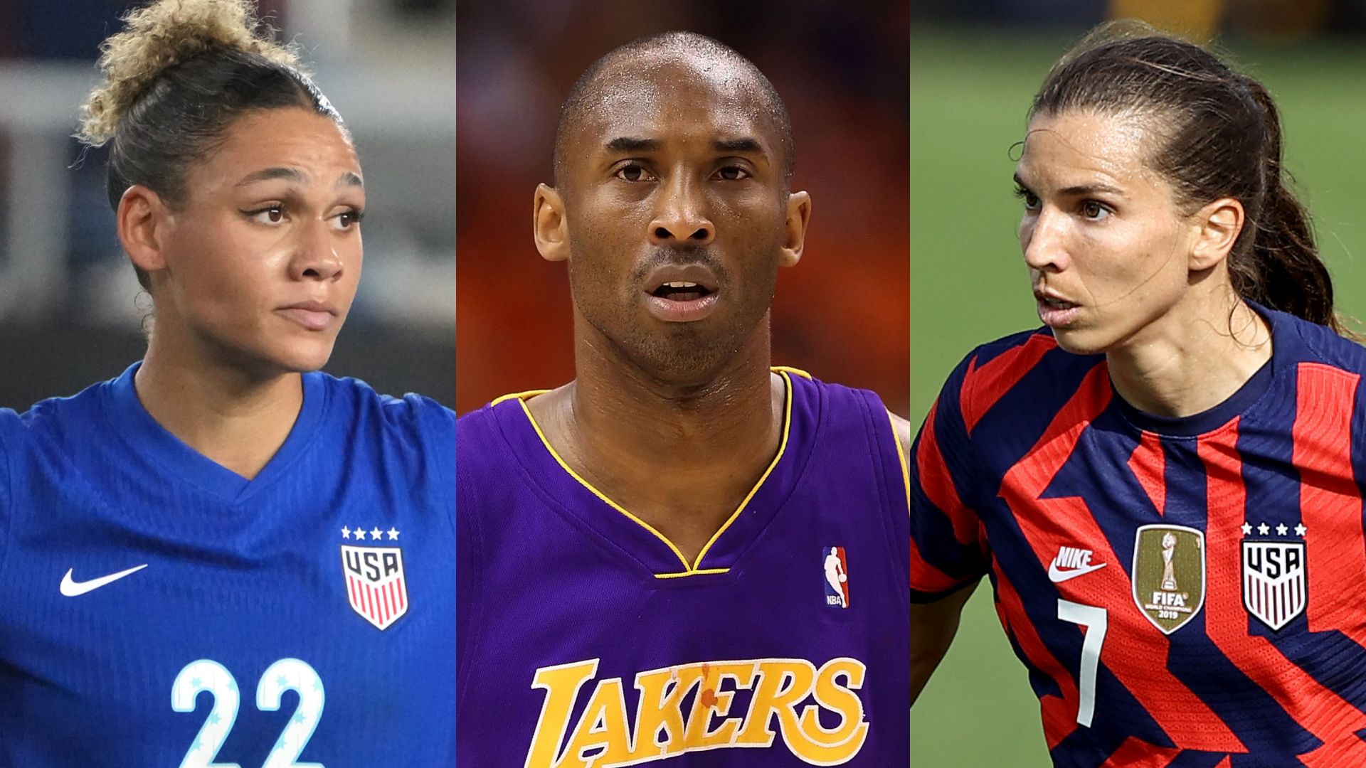 Trinity Rodman Kobe Bryant Tobin Heath