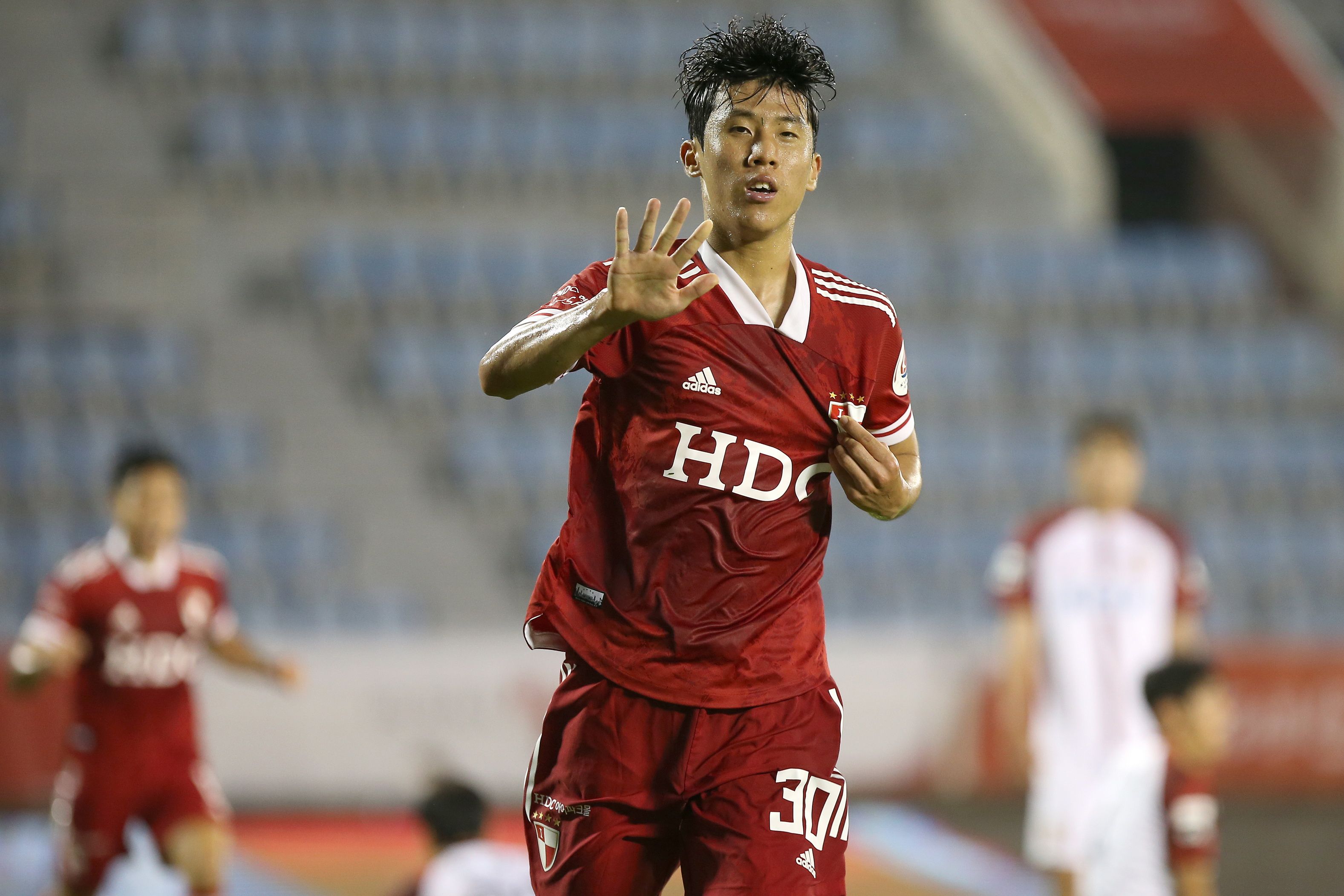 부산 권혁규 득점 세레머니