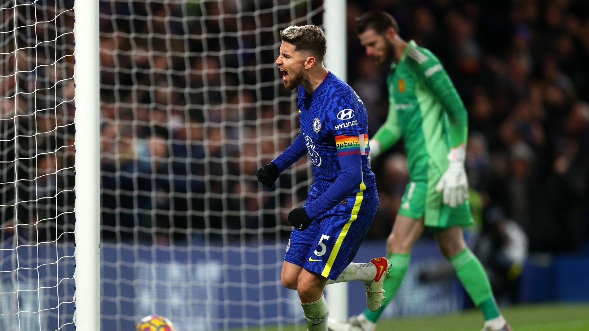 Jorginho Chelsea vs Man Utd Premier League 2021-22