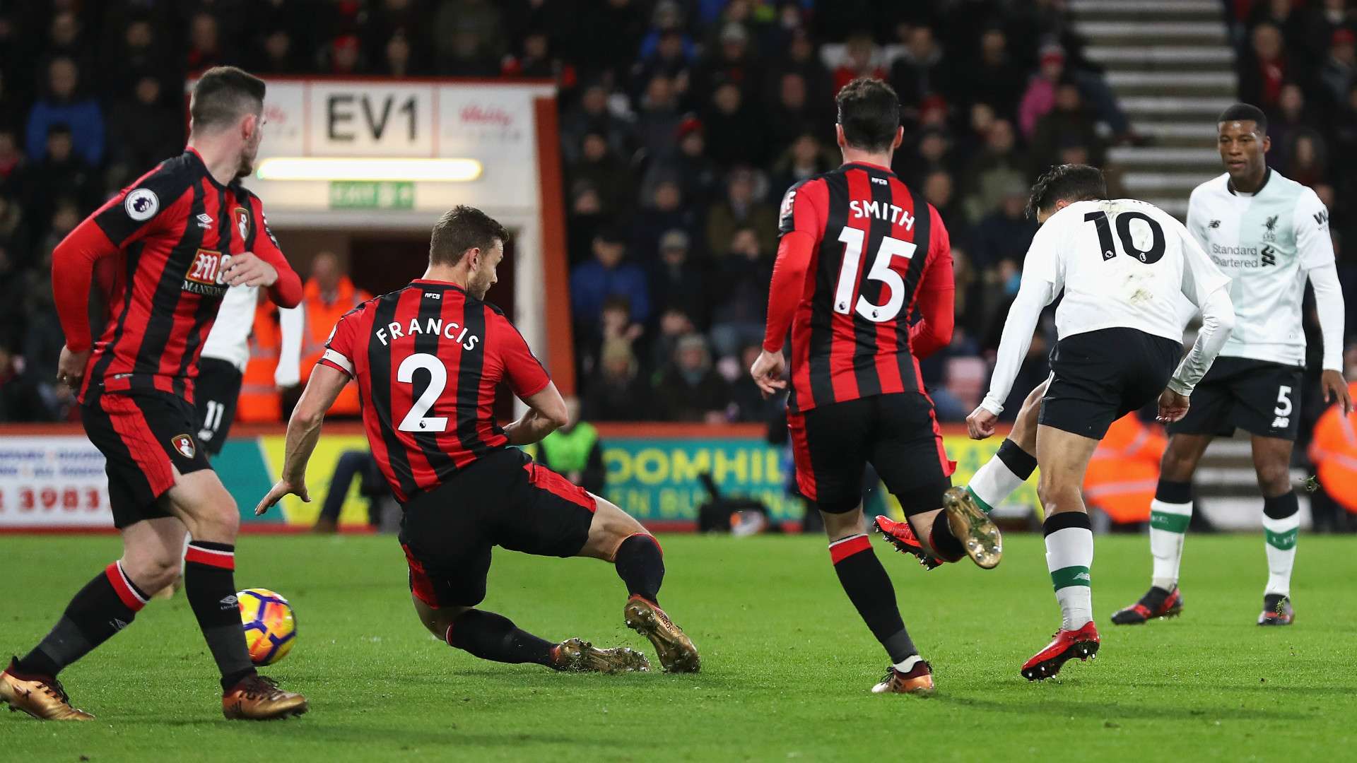 Coutinho goal Bournemouth