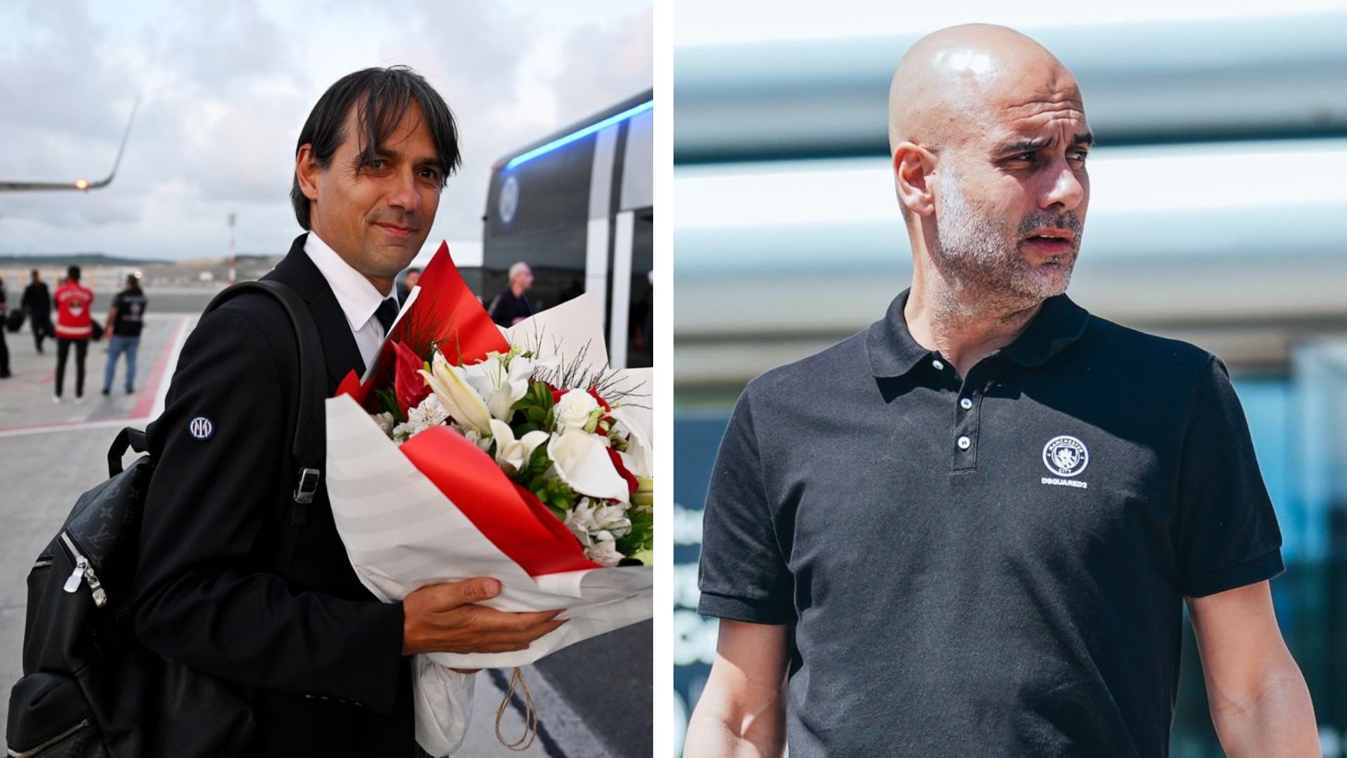 Simone Inzaghi y Guardiola