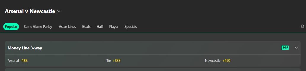 betting on soccer games