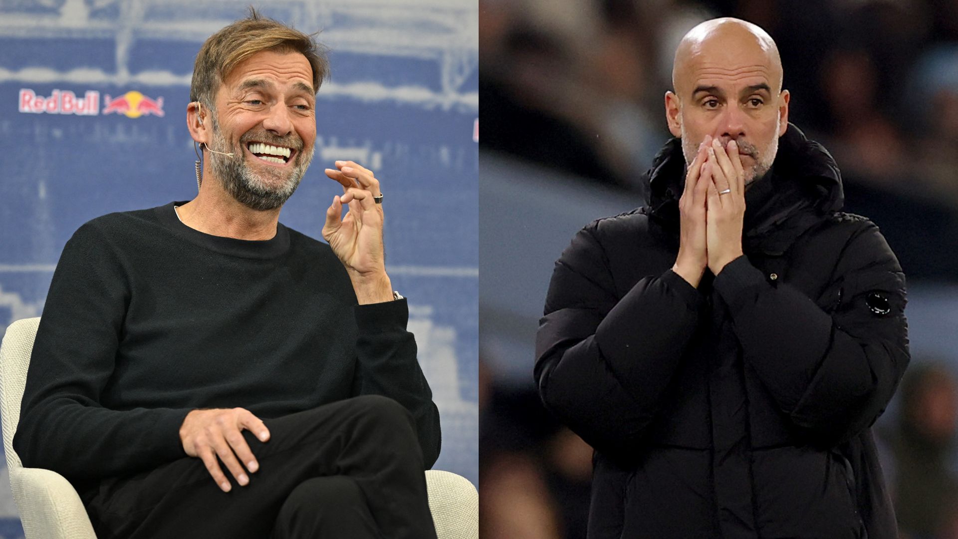 Jurgen Klopp Pep Guardiola