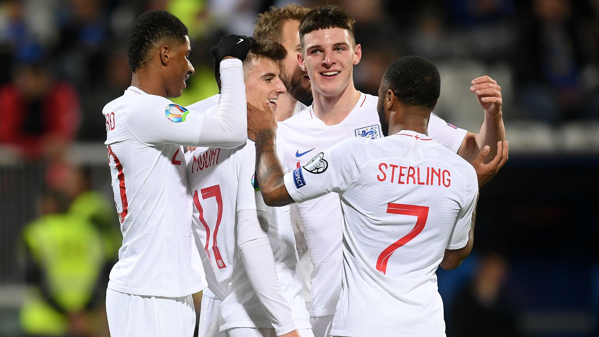 Kosovo v England Goal Celebration 11172019