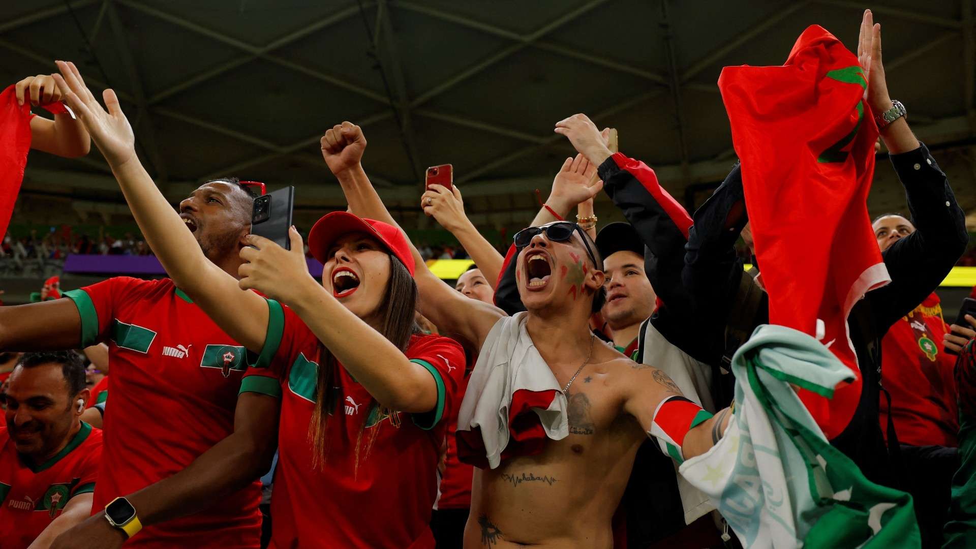 Morocco fans 2022