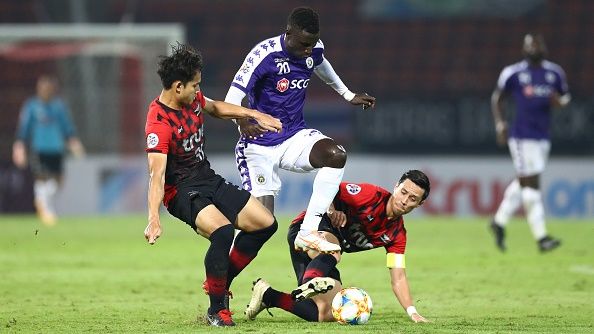 Pape Omar Faye Bangkok United vs Ha Noi FC AFC Champions League 2019