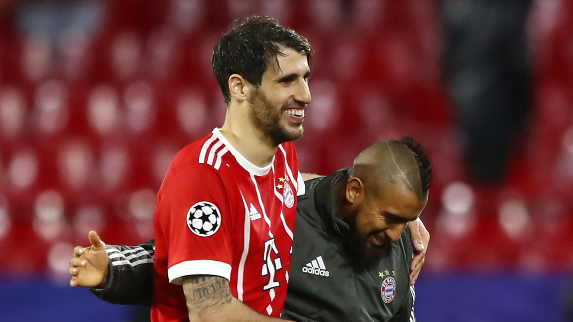 Javi Martinez Arturo Vidal FC Bayern München 03042018