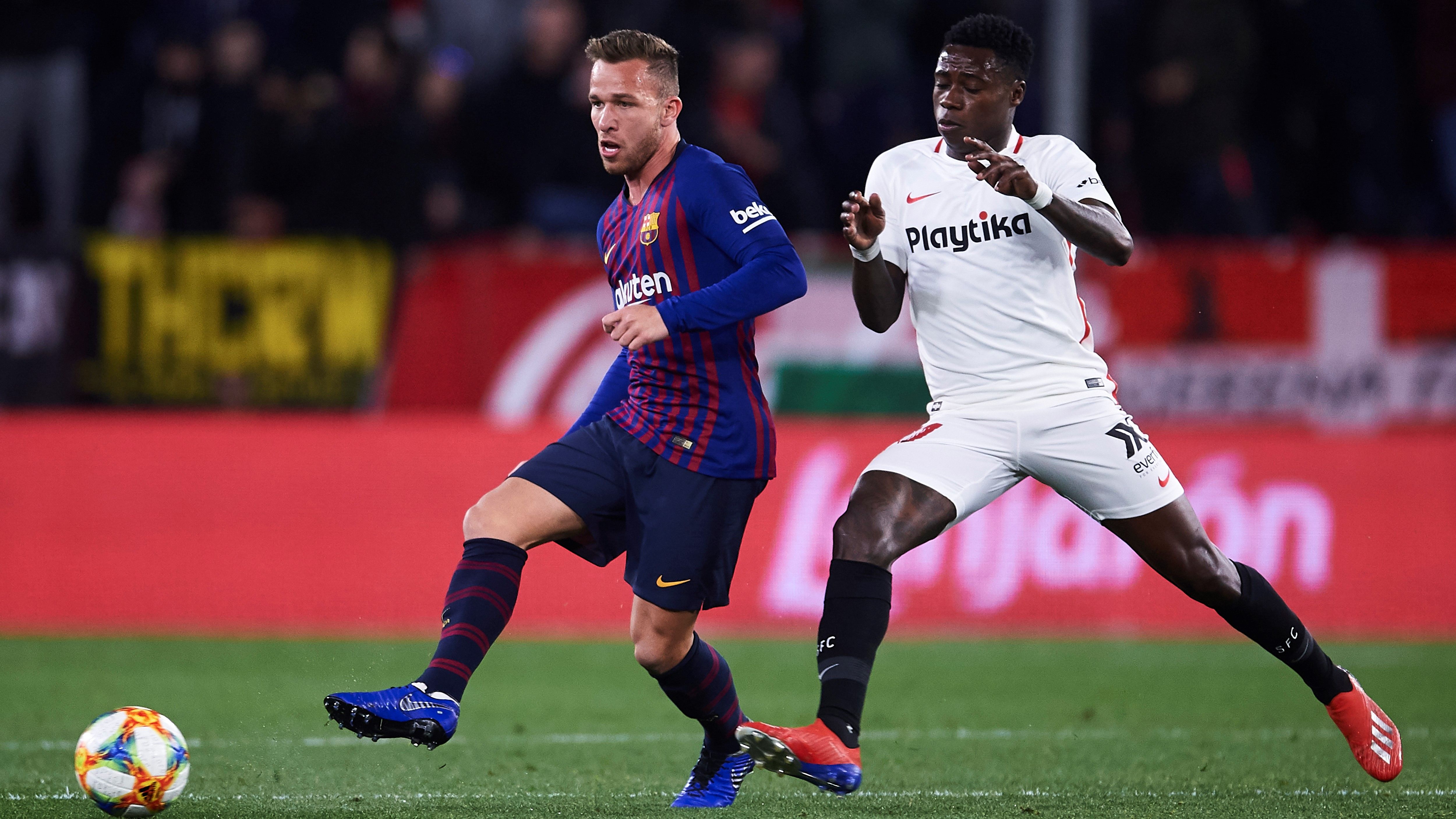 Arthur Quincy Promes Sevilla Barcelona Copa del Rey 23012019