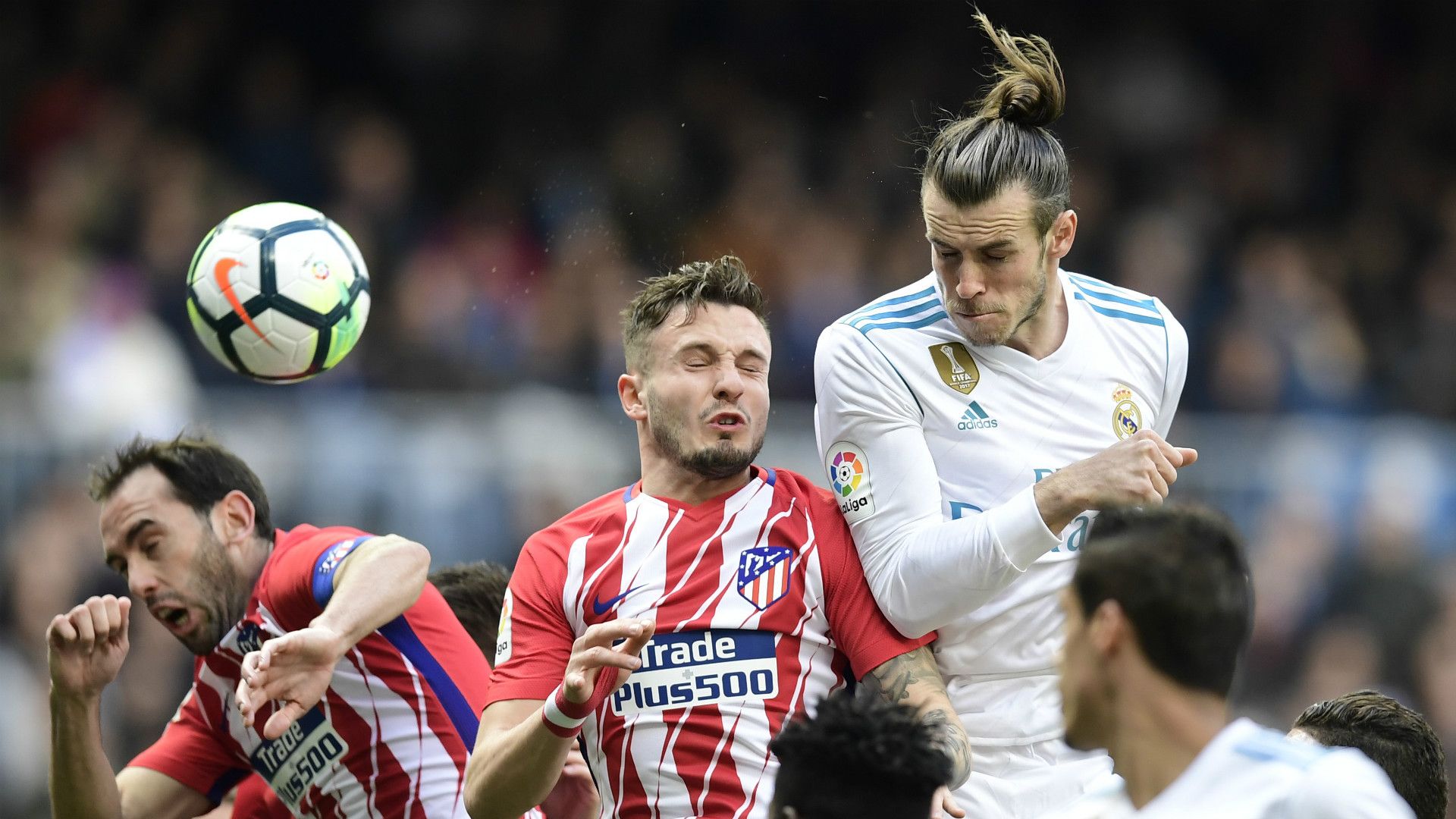 Gareth Bale Saul Godin Real Madrid Atletico LaLiga