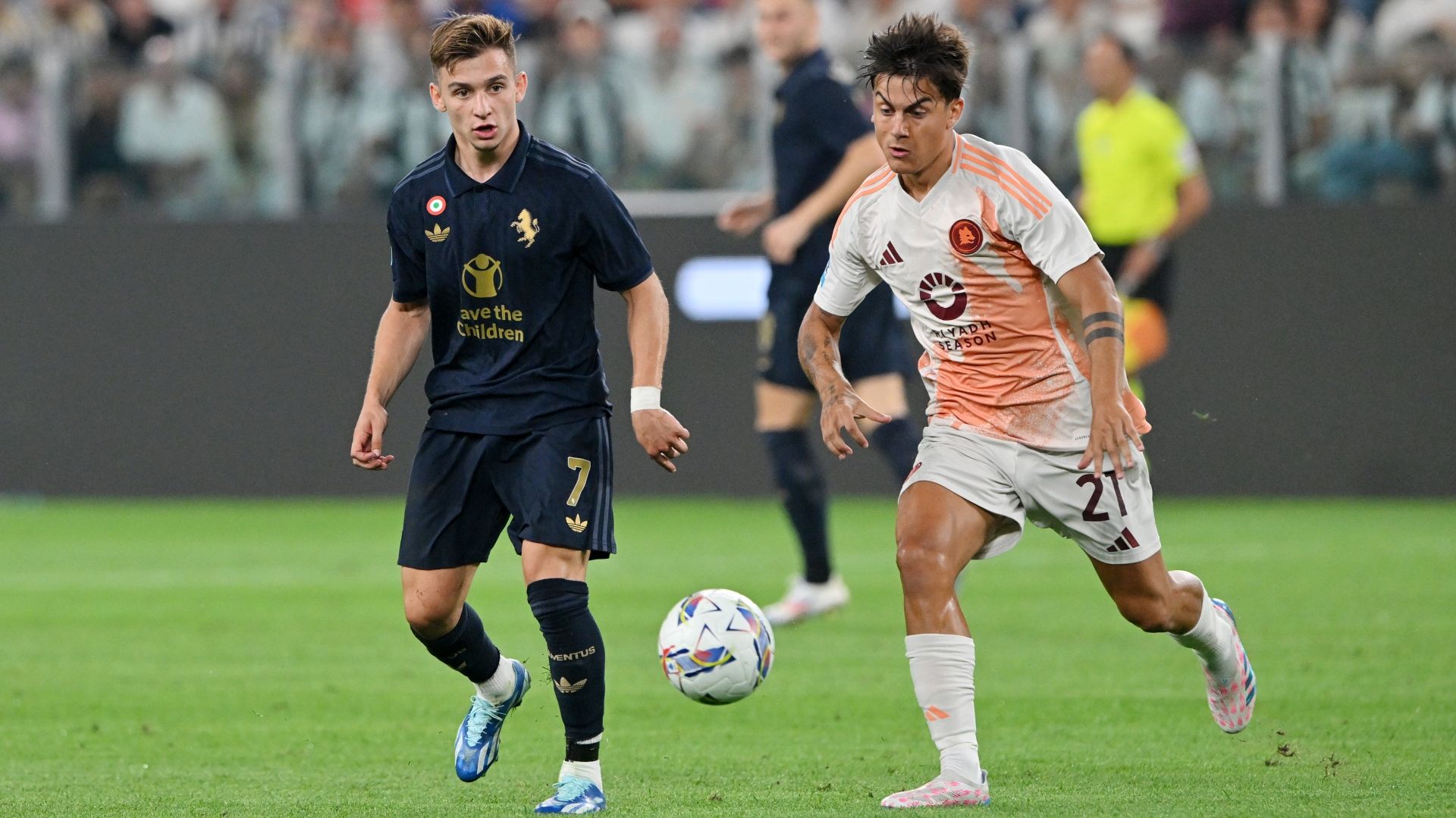 Francisco Conceicao Paulo Dybala Juventus Roma