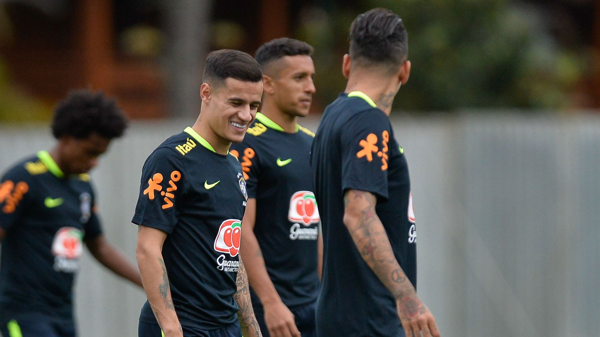 Coutinho treino Seleção Brasil 03 10 2017