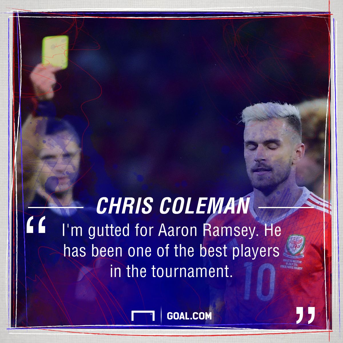 Aaron Ramsey Wales Belgium Euro 2016