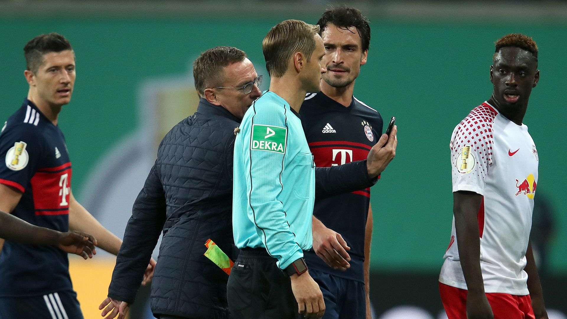 RB Leipzig Bayern München DFB-Pokal Rangnick 25102017