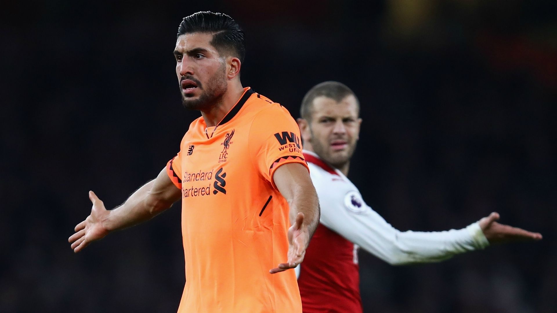 Emre Can Arsenal Liverpool Premier League 12222017