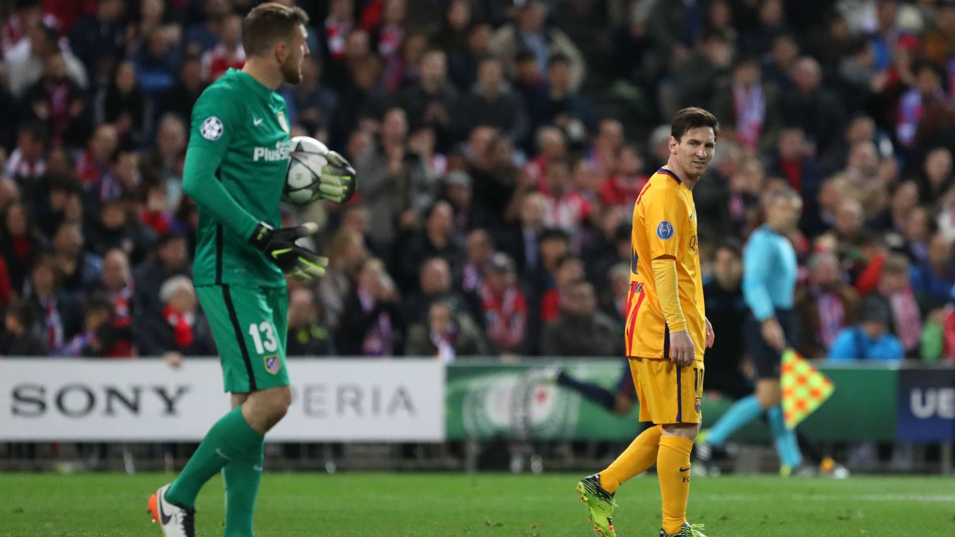 Messi Oblak Barcelona Atletico Madrid