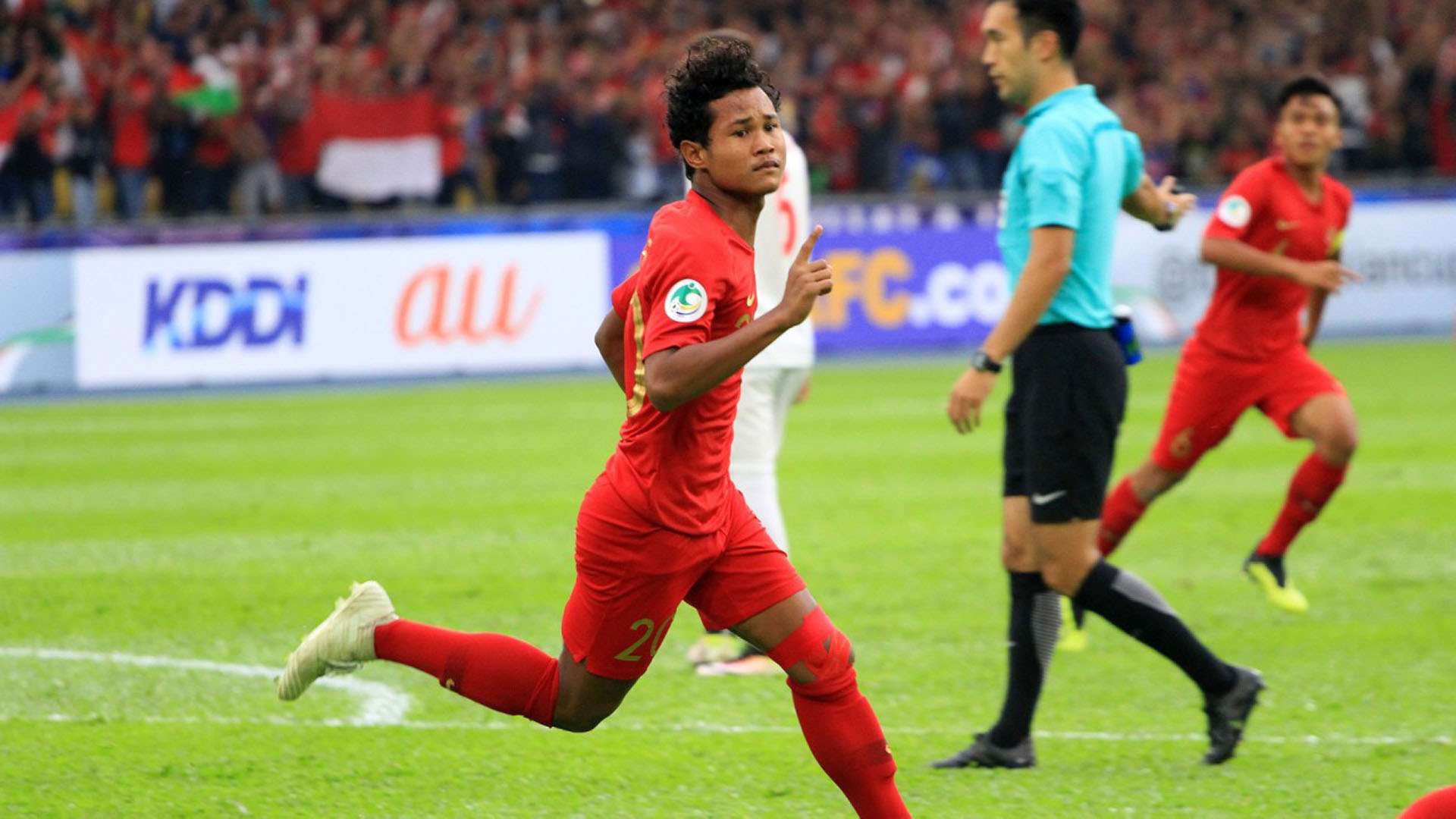 Selebrasi Amiruddin Bagus Kahfi Indonesia U-16 AFC U16