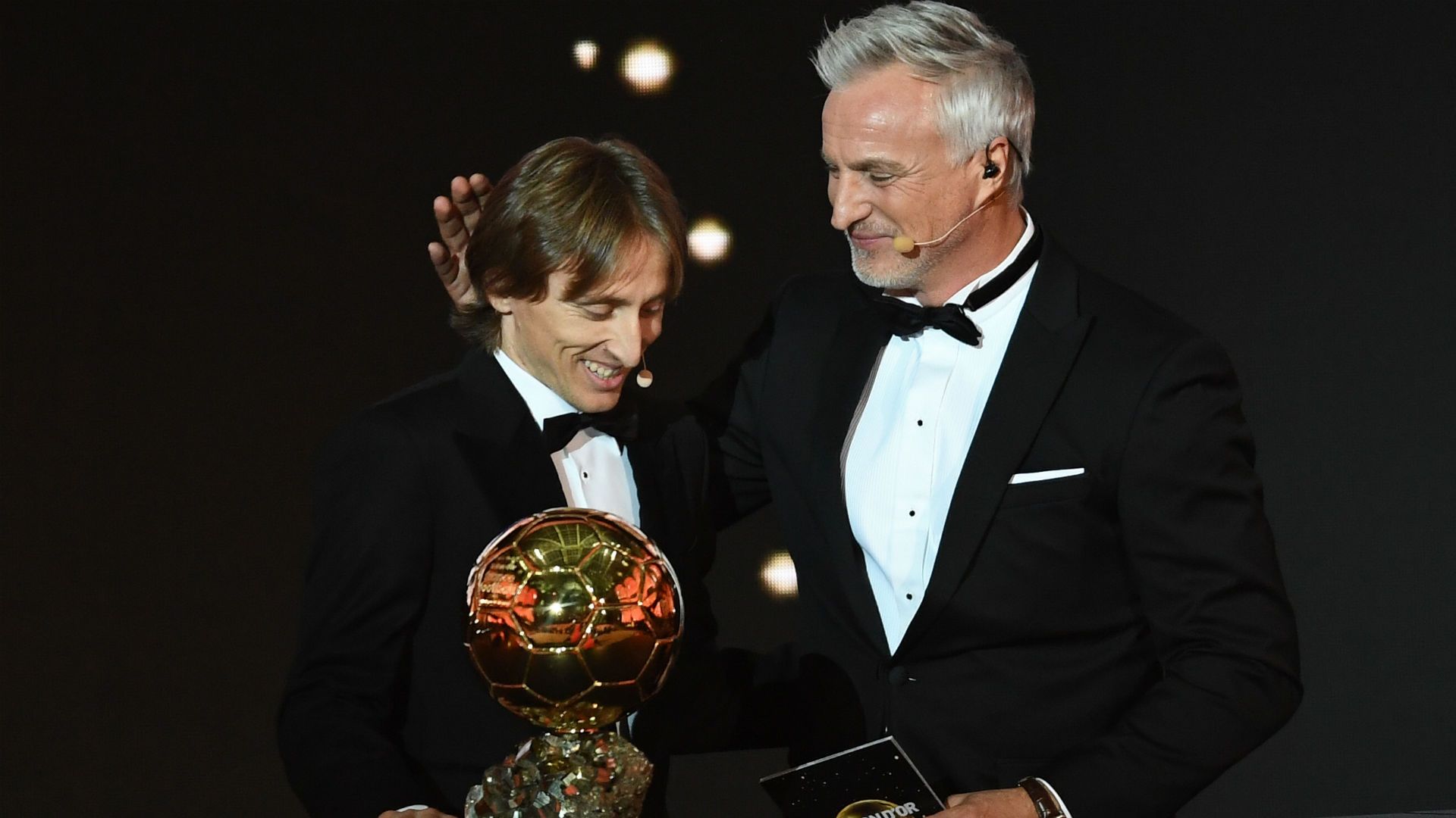 luka modric david ginola - ballon dor - 03122018