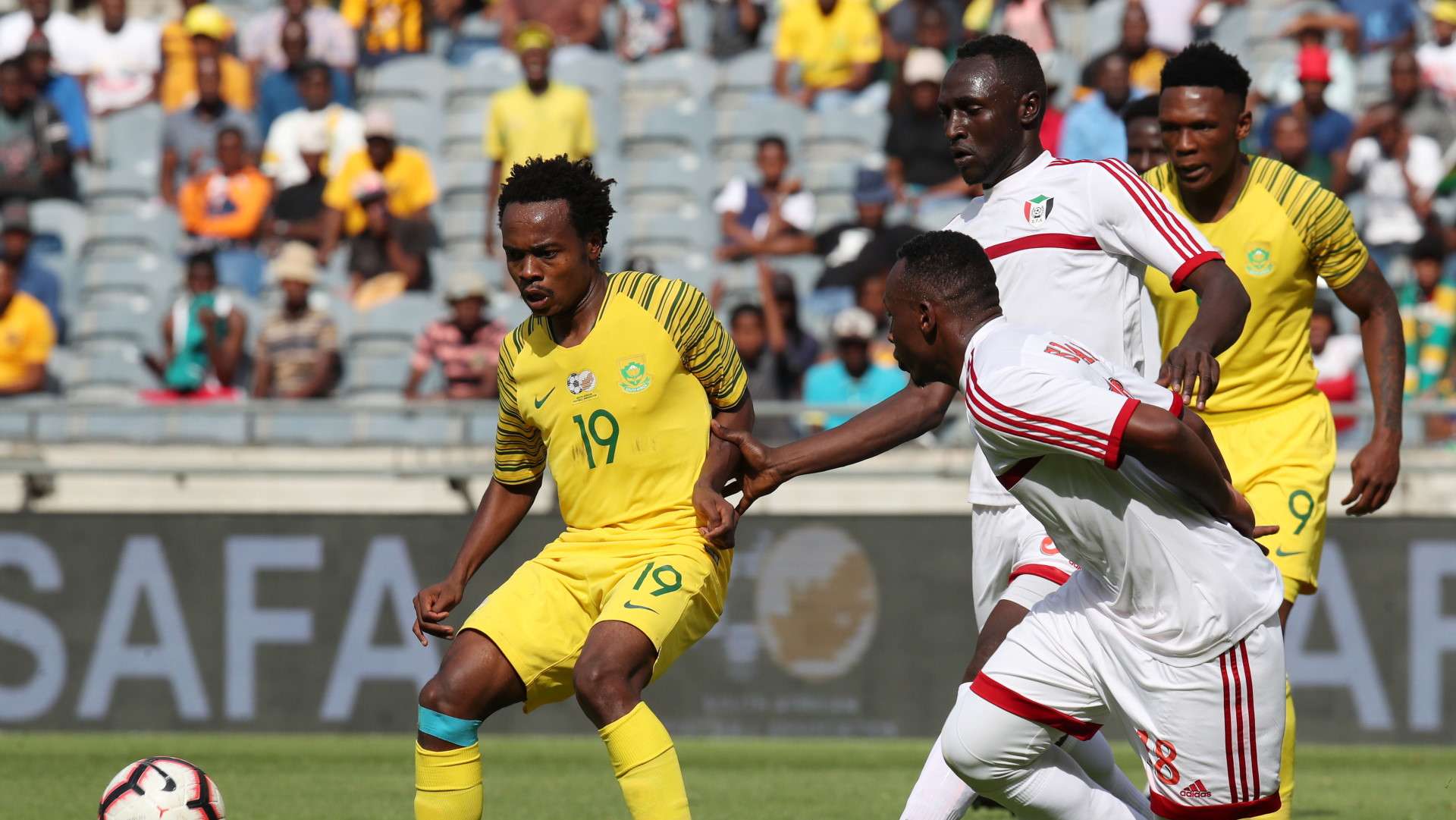 Percy Tau, Bafana Bafana vs Sudan, November 2019