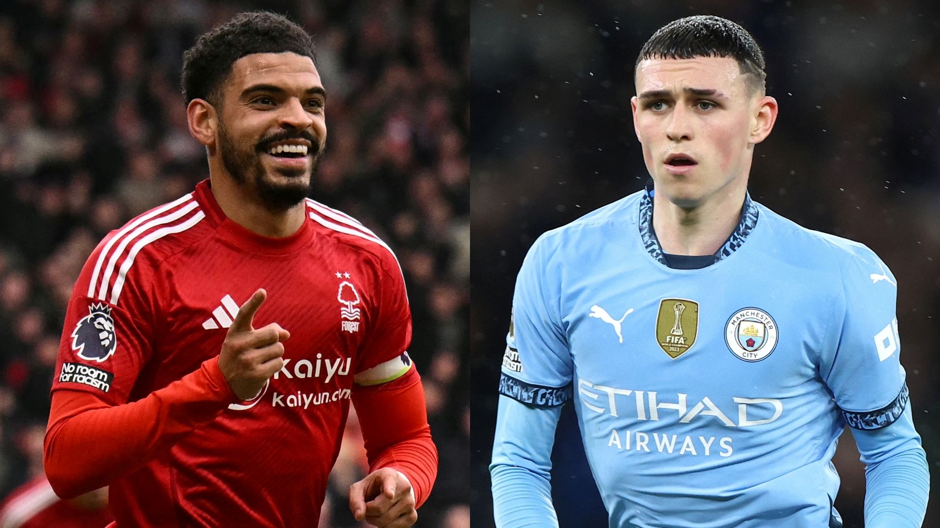 Morgan Gibbs-White Nottingham Forest Phil Foden Man City