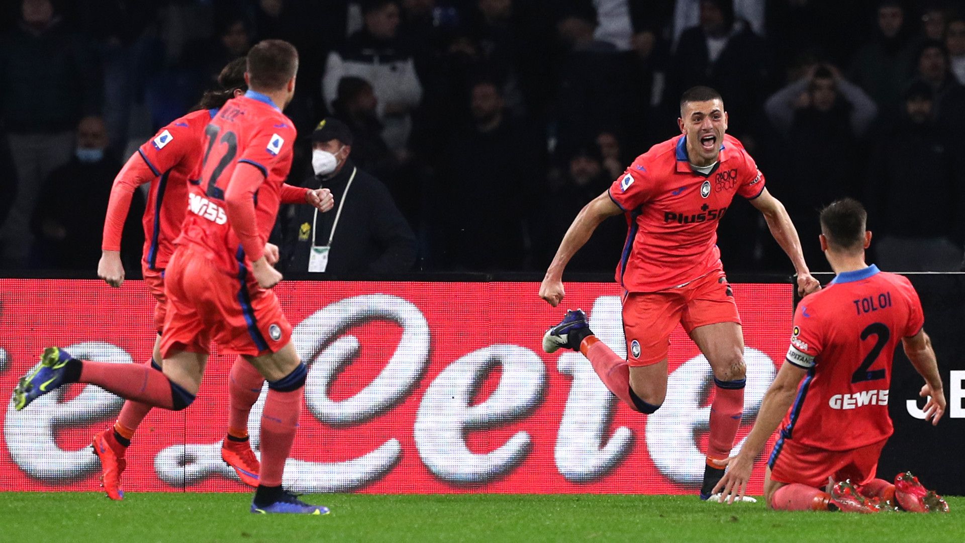 Demiral celebration Napoli Atalanta Serie A 202122