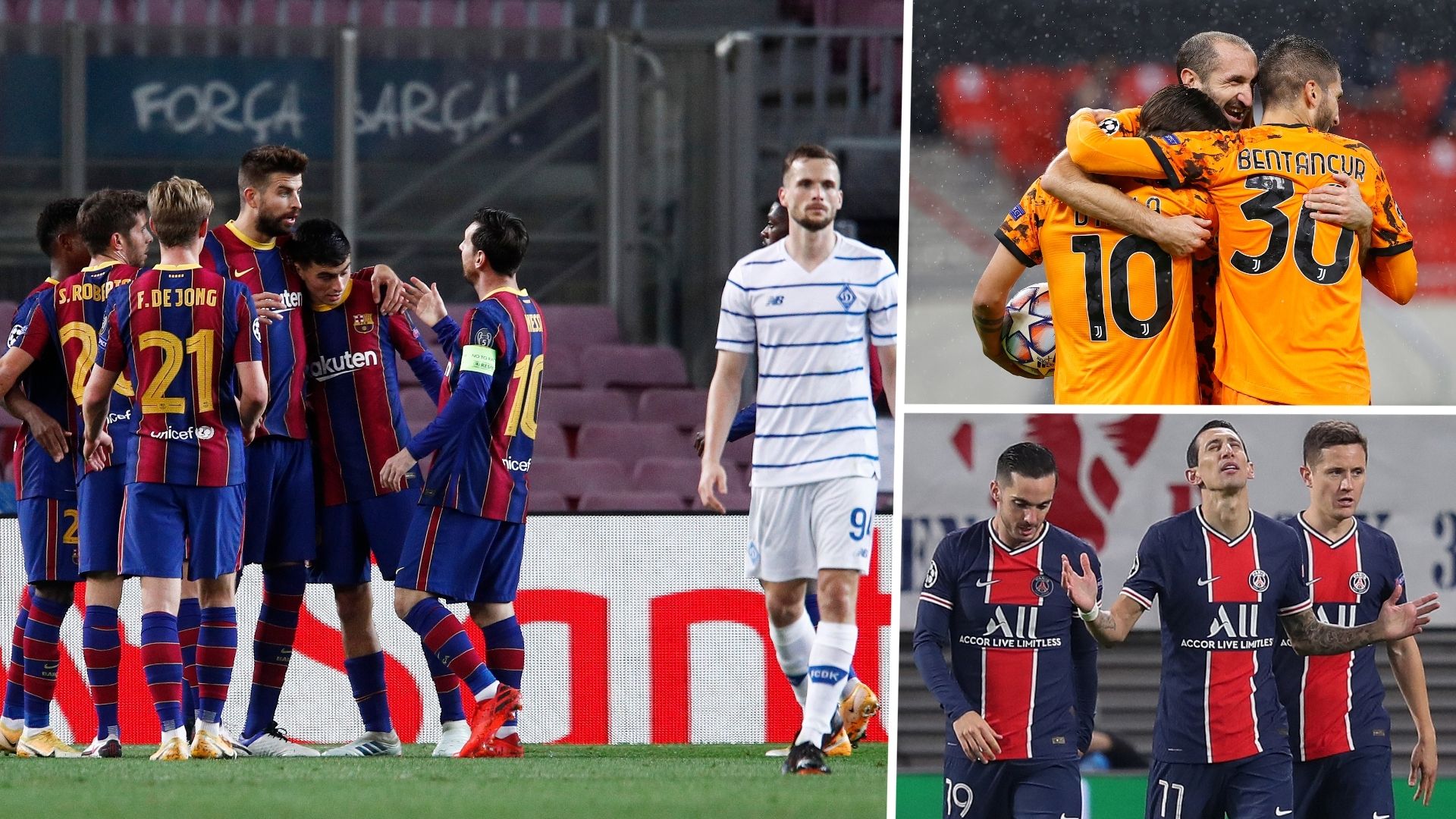 Barcelona, juventus, psg