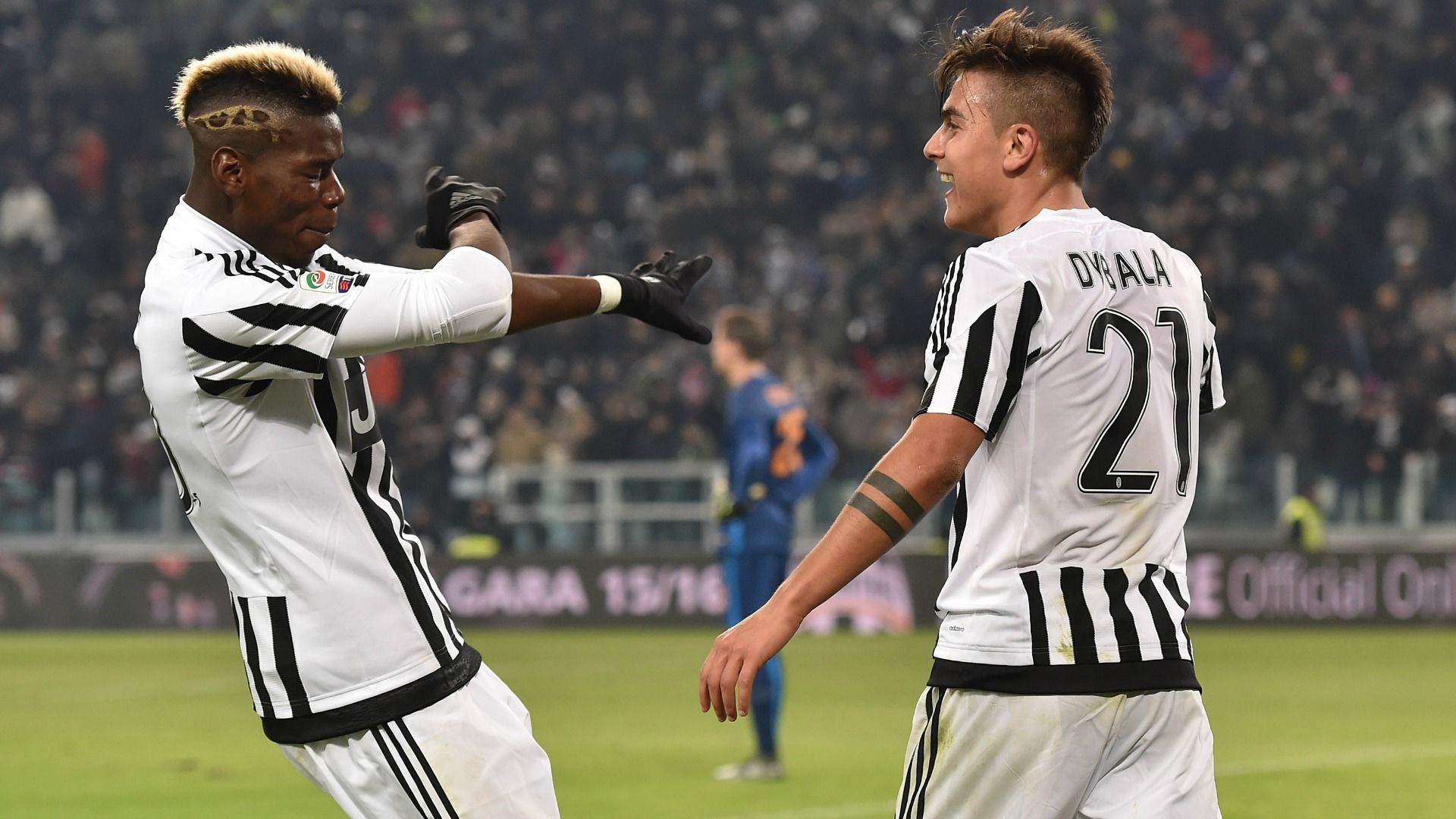 Paul Pogba Paulo Dybala Juventus Roma Serie A