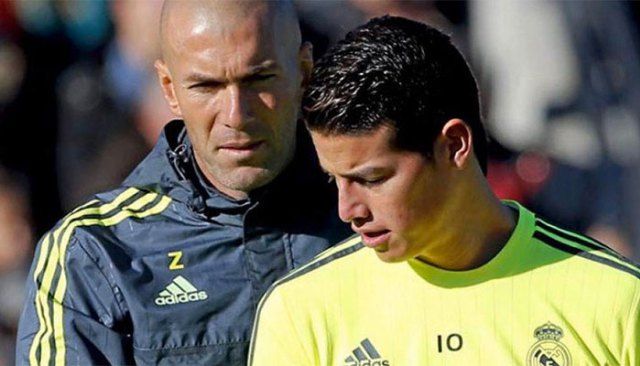 Zidane y James Rodríguez - Real Madrid 2016