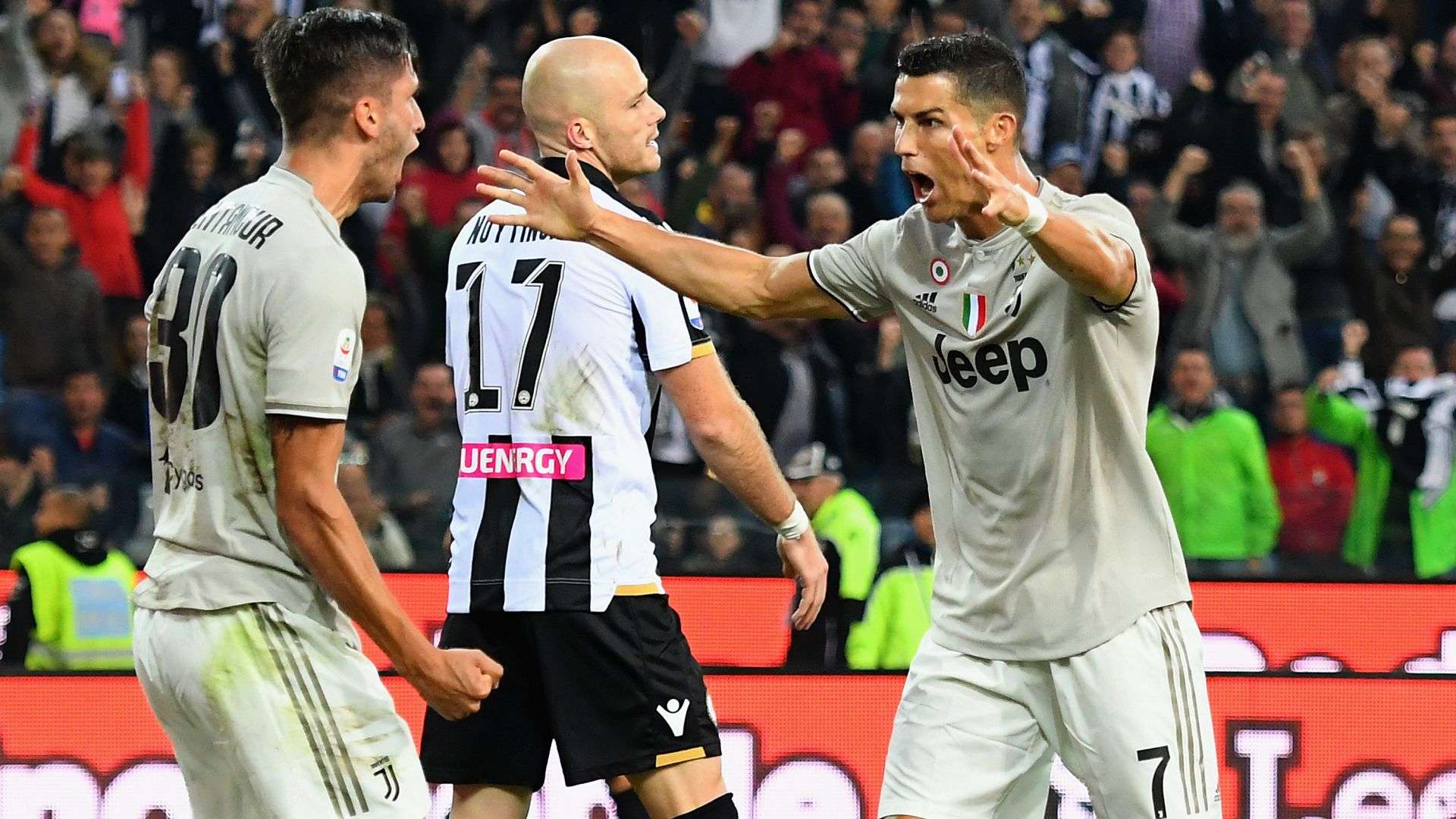 Rodrigo Bentancur Cristiano Ronaldo Udinese Juventus