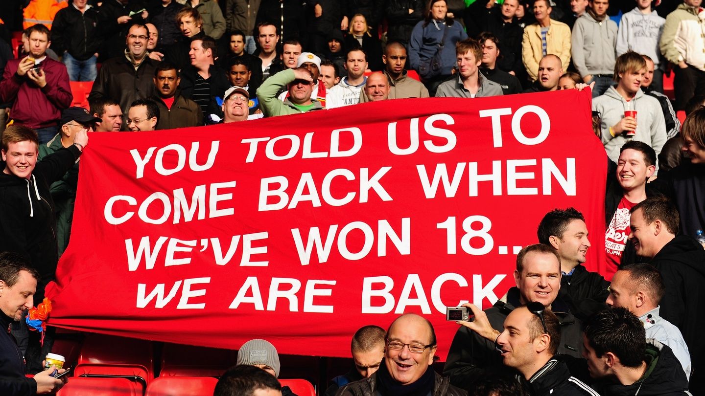 Manchester United Liverpool banner