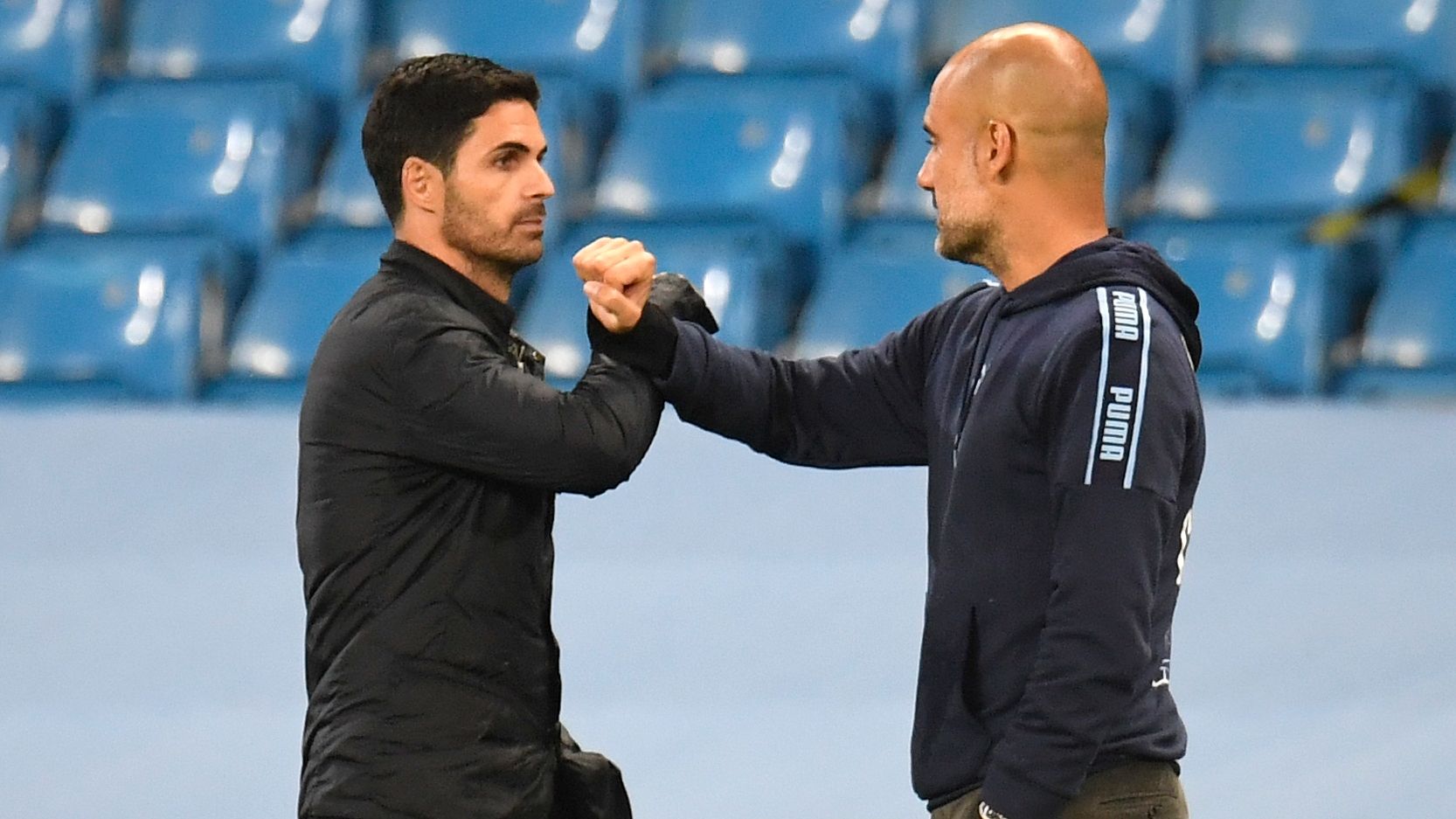 Mikel Arteta Pep Guardiola