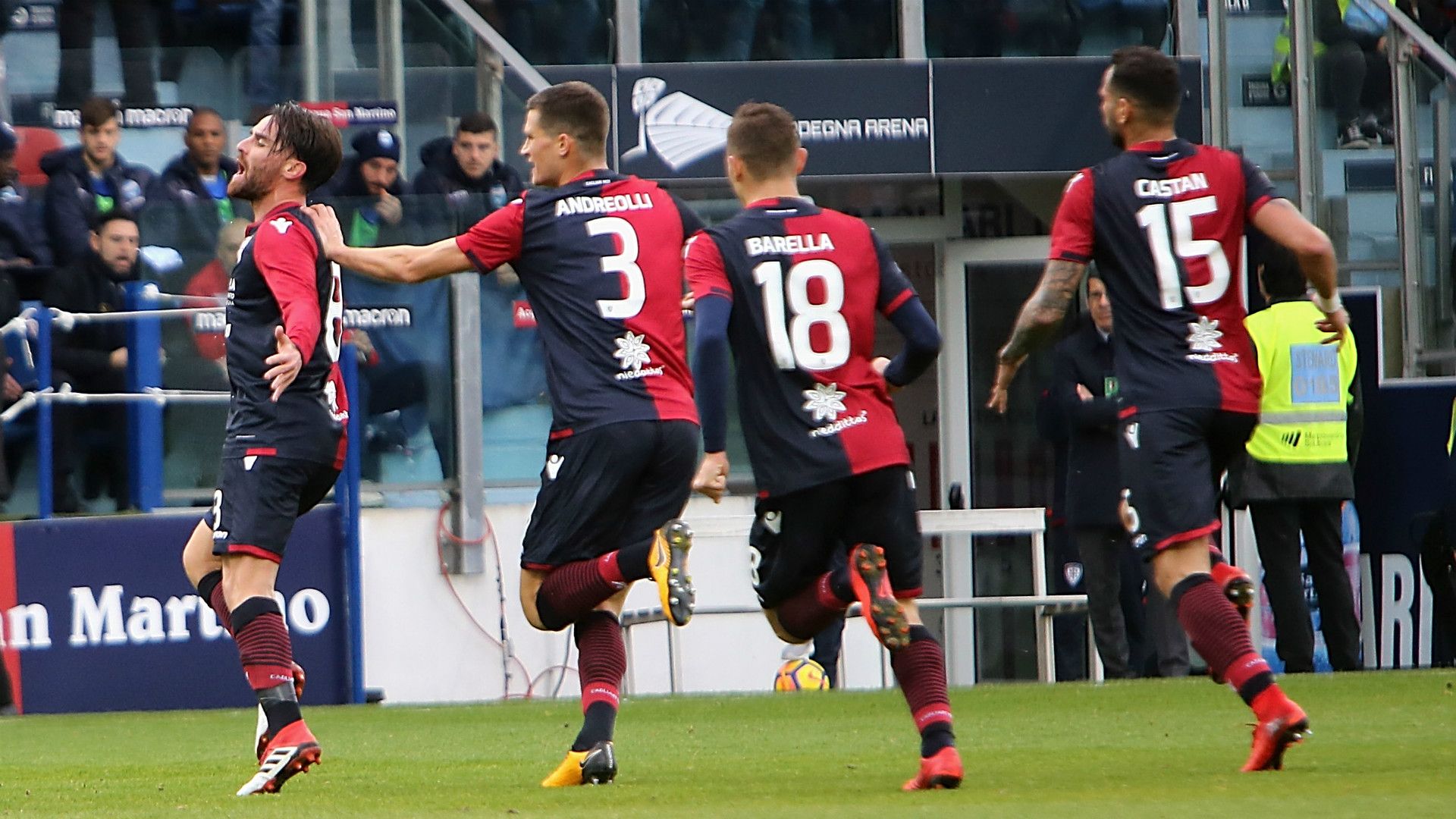 Luca Cigarini, Cagliari, SPAL, Serie A, 04022018