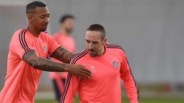 Jerome Boateng Franck Ribery FC Bayern