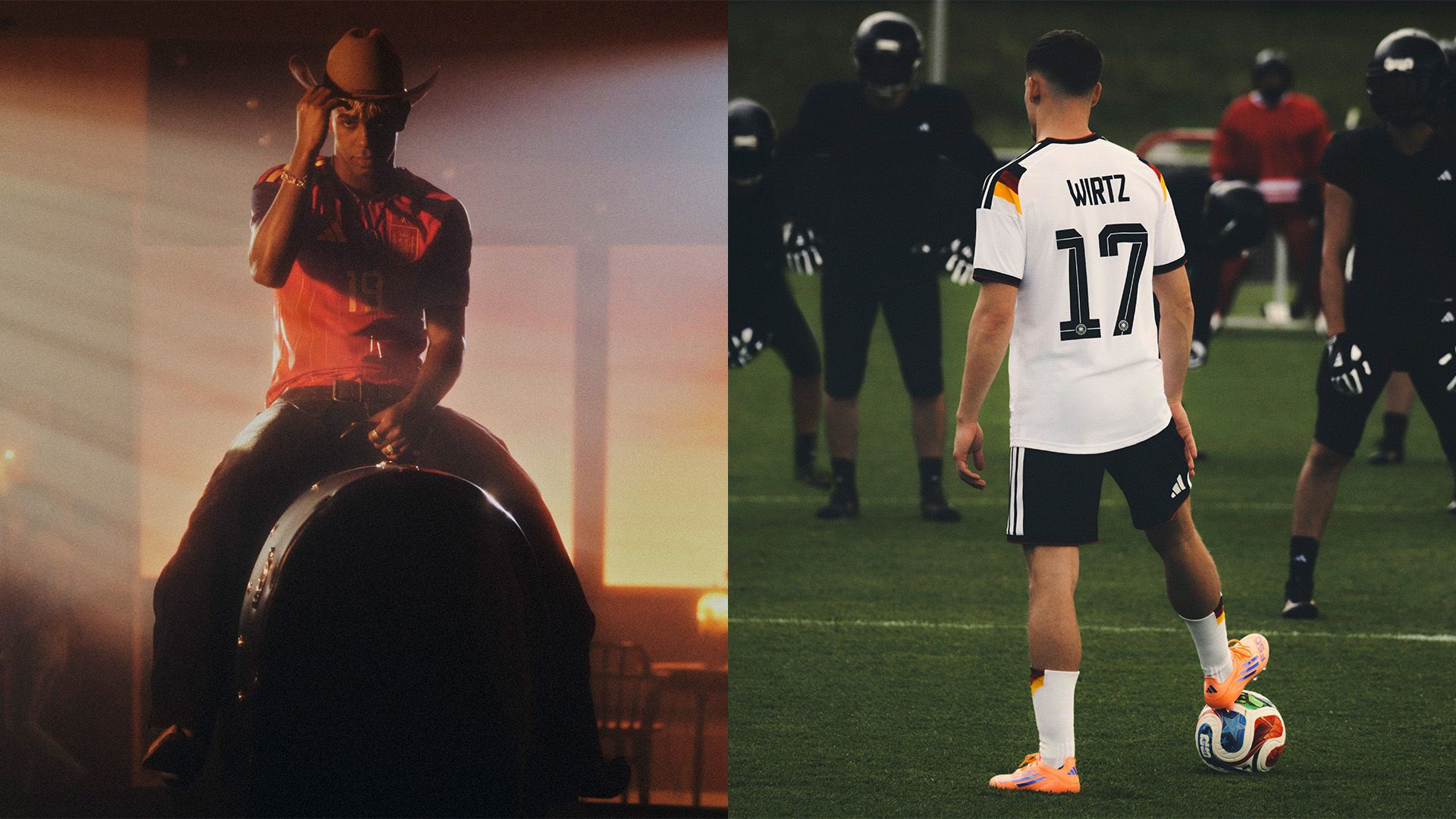 Yamal and Wirtz adidas WC 2026 ad