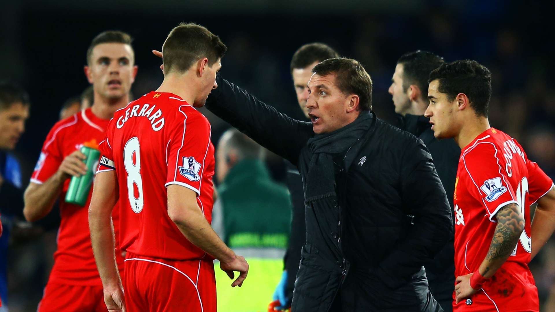 Steven Gerrard Brendan Rodgers Liverpool