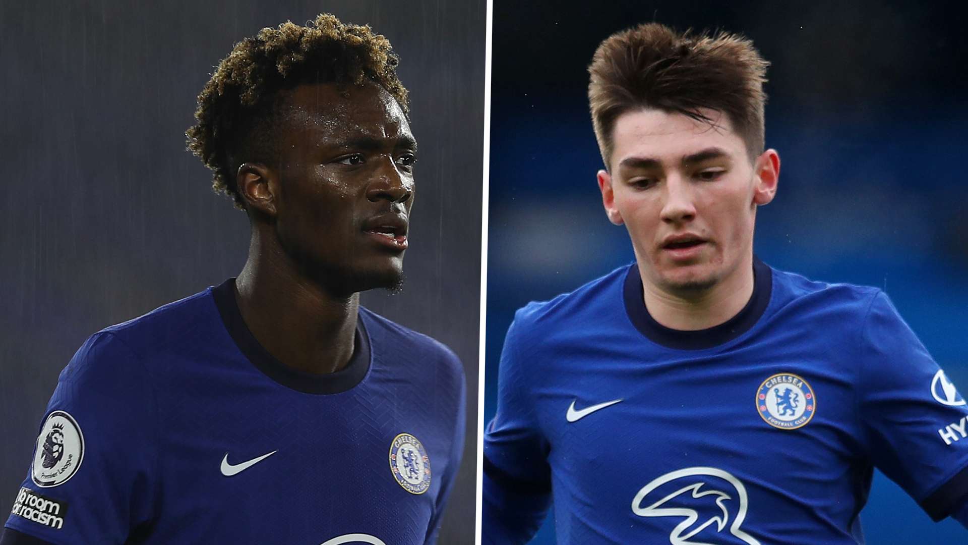 Tammy Abraham and Billy Gilmour